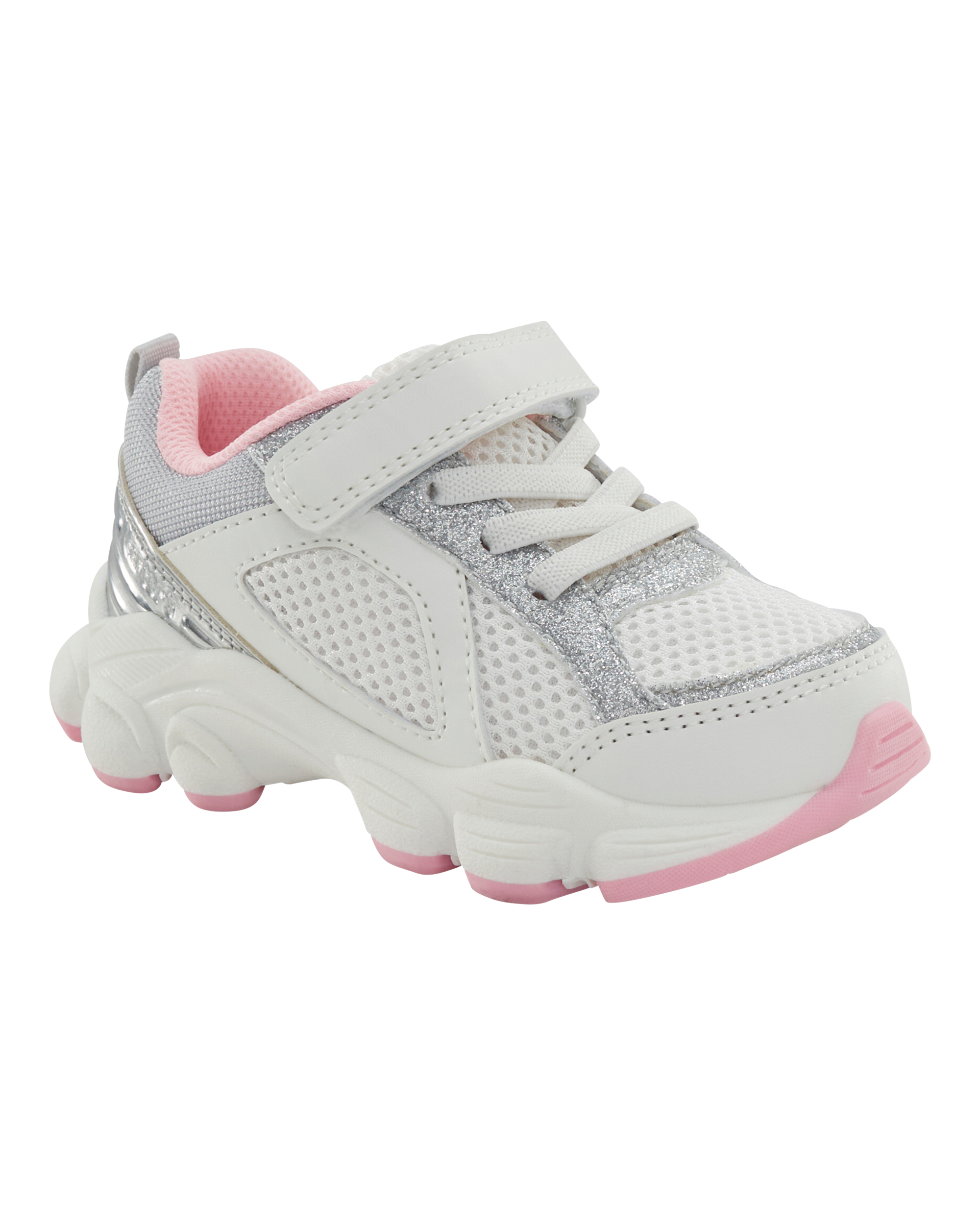 Toddler Athletic Sneakers - White, image 1 of 7 slides