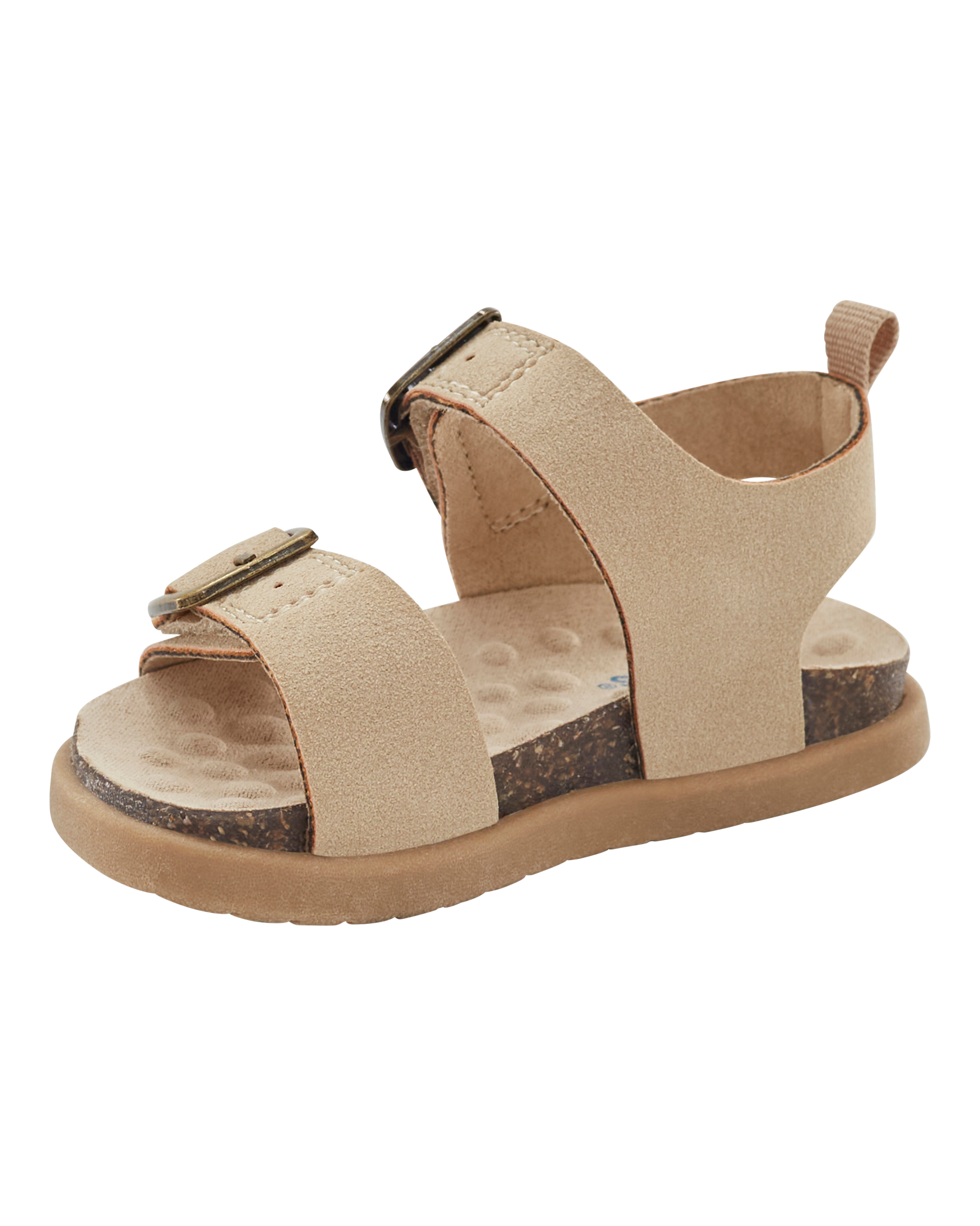 Baby Every Step® First Walker Faux Cork Sandals - Beige, image 7 of 7 slides