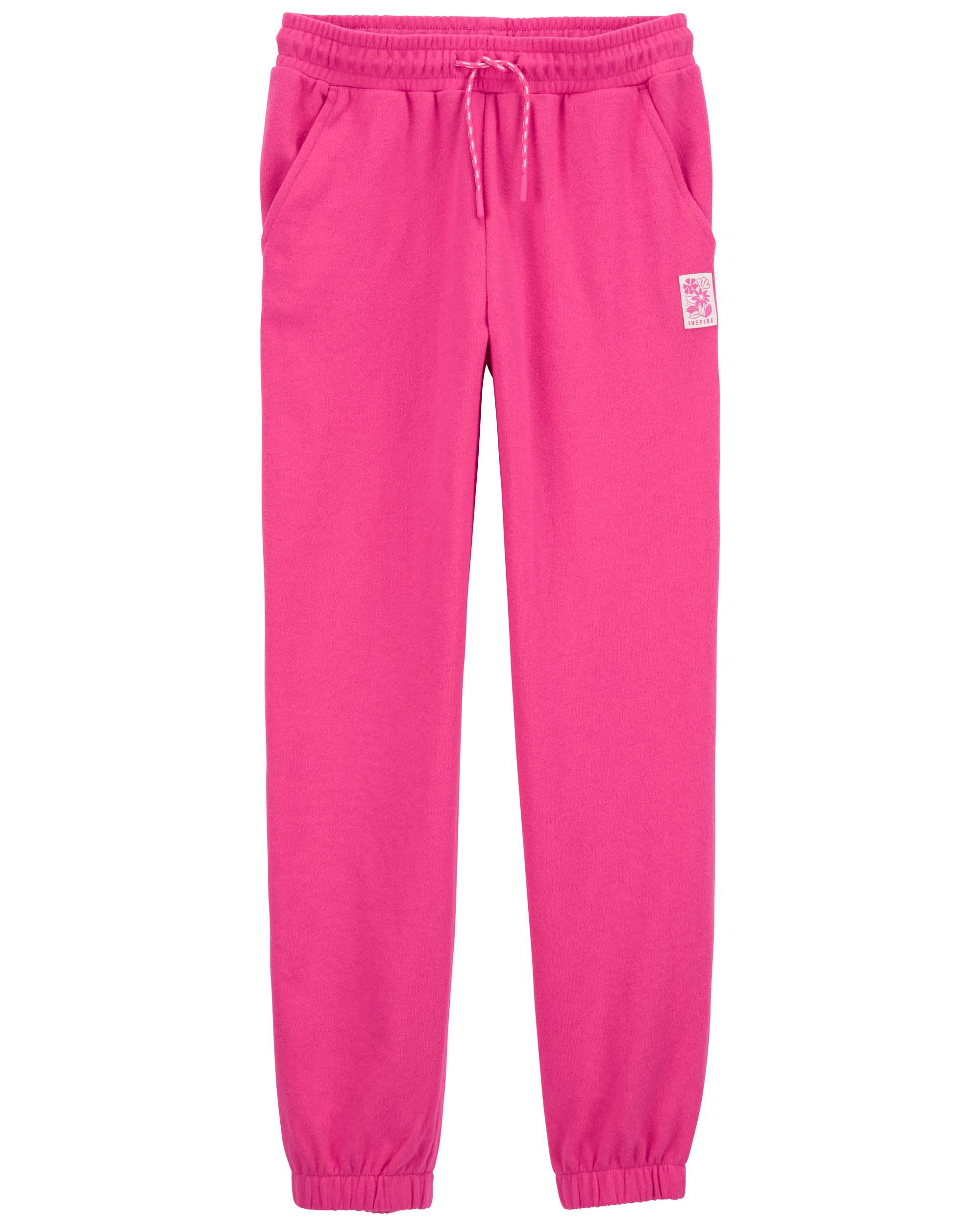 Pink Baby Pull-On Joggers