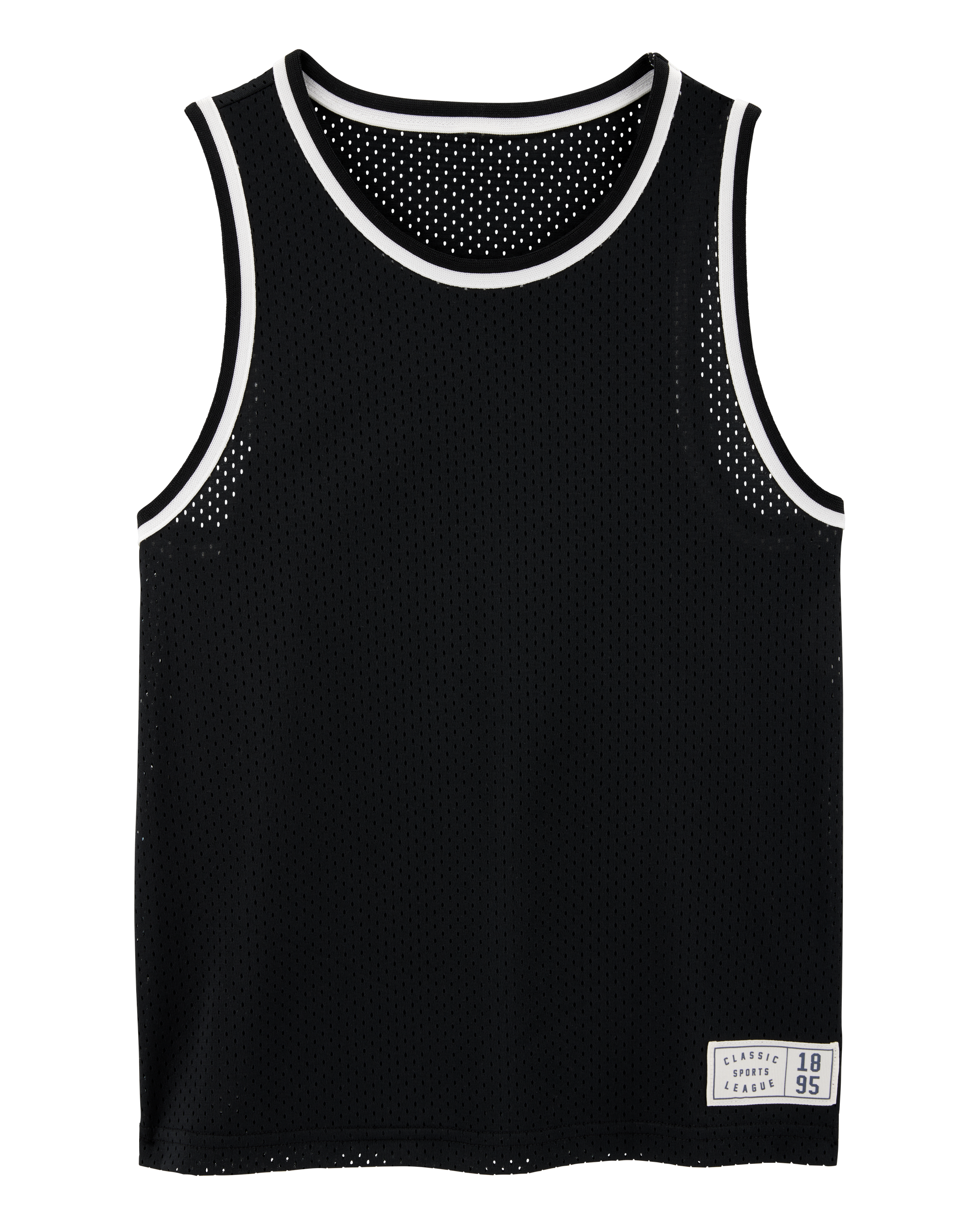 Kid Active Mesh Tank - Black, image 1 of 3 slides