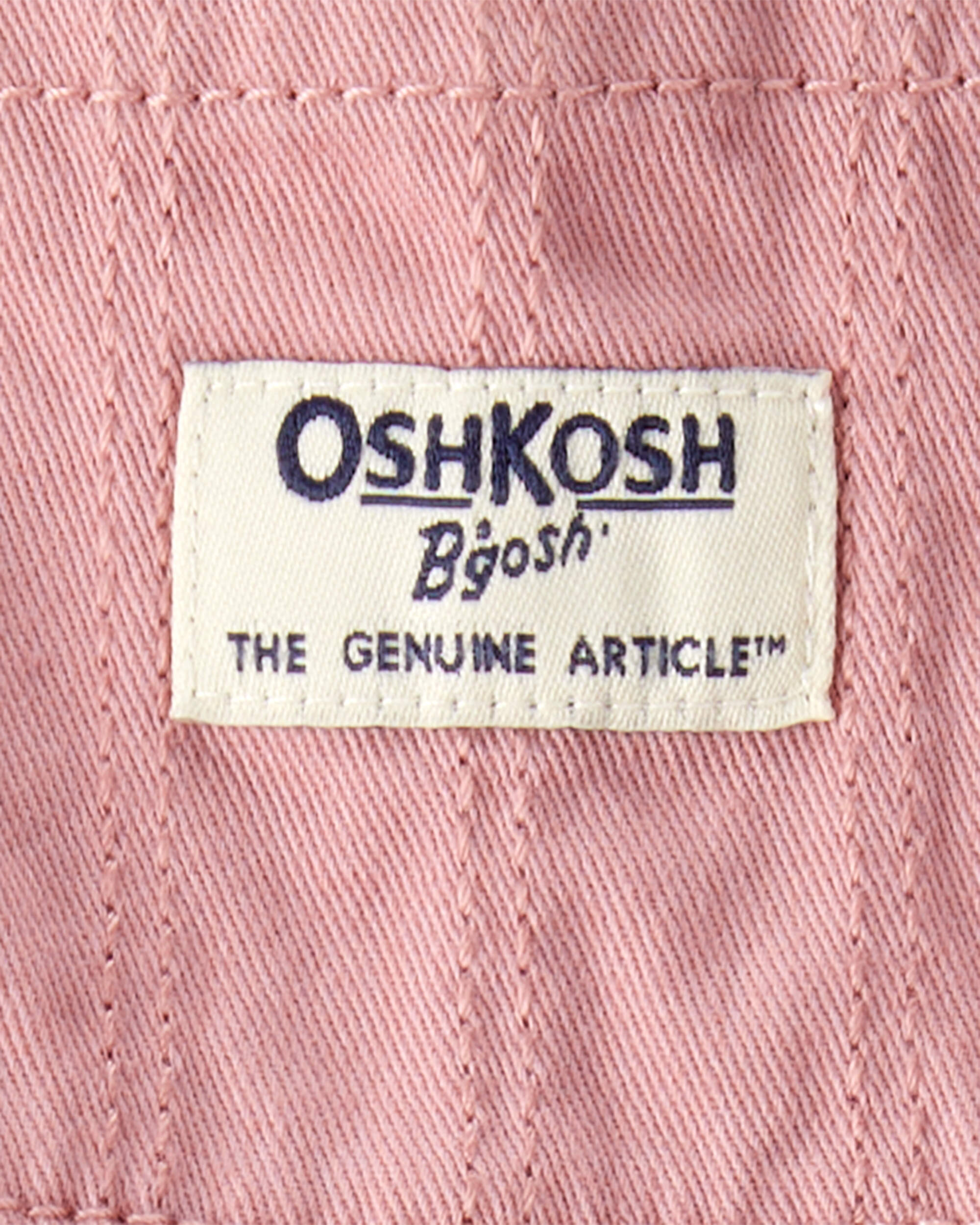 Baby Pleated 100% Cotton Jumper Dress - Pink, image 3 of 4 slides