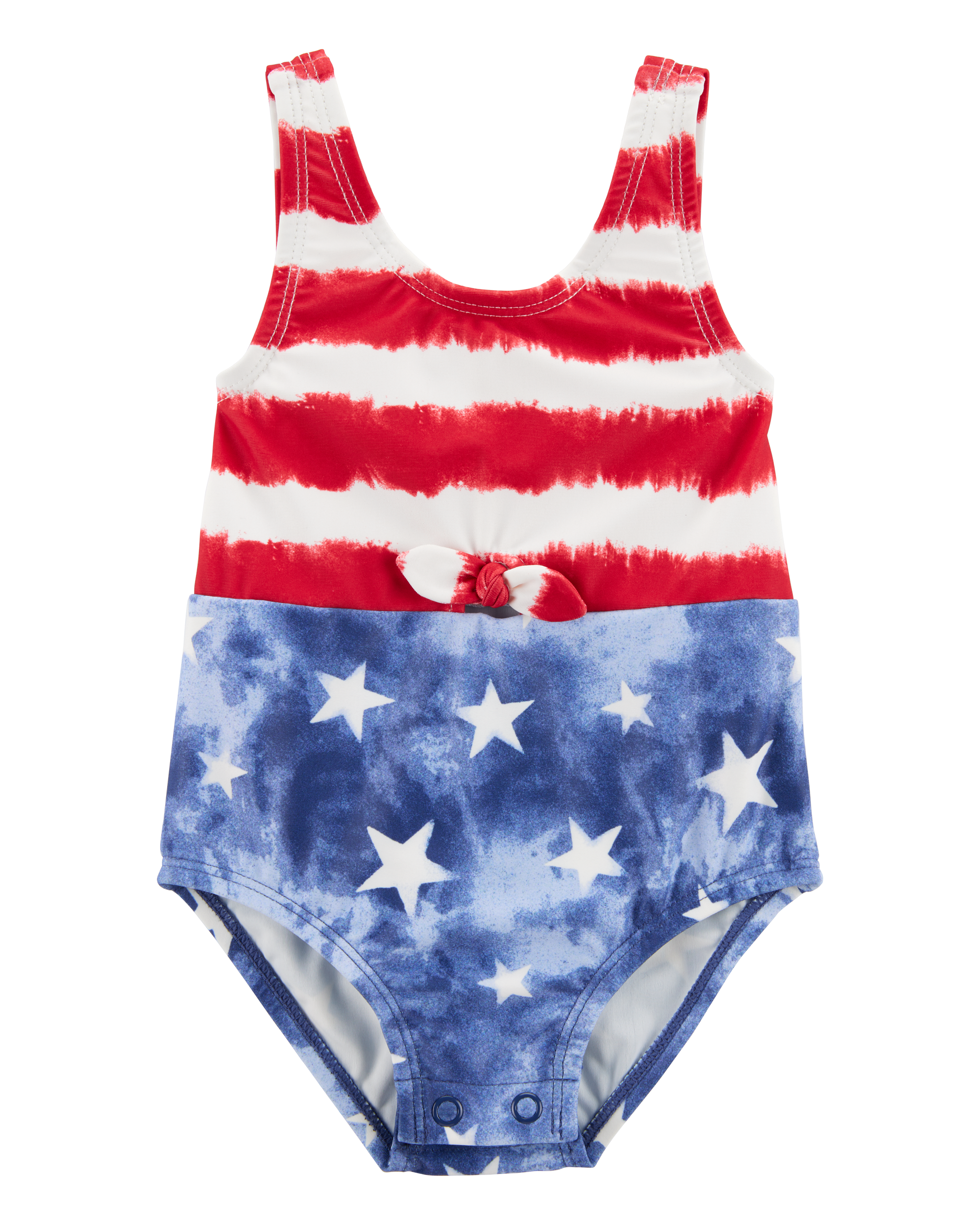Baby 1-Piece Fourth of July  Swimsuit, image 1 of 5 slides