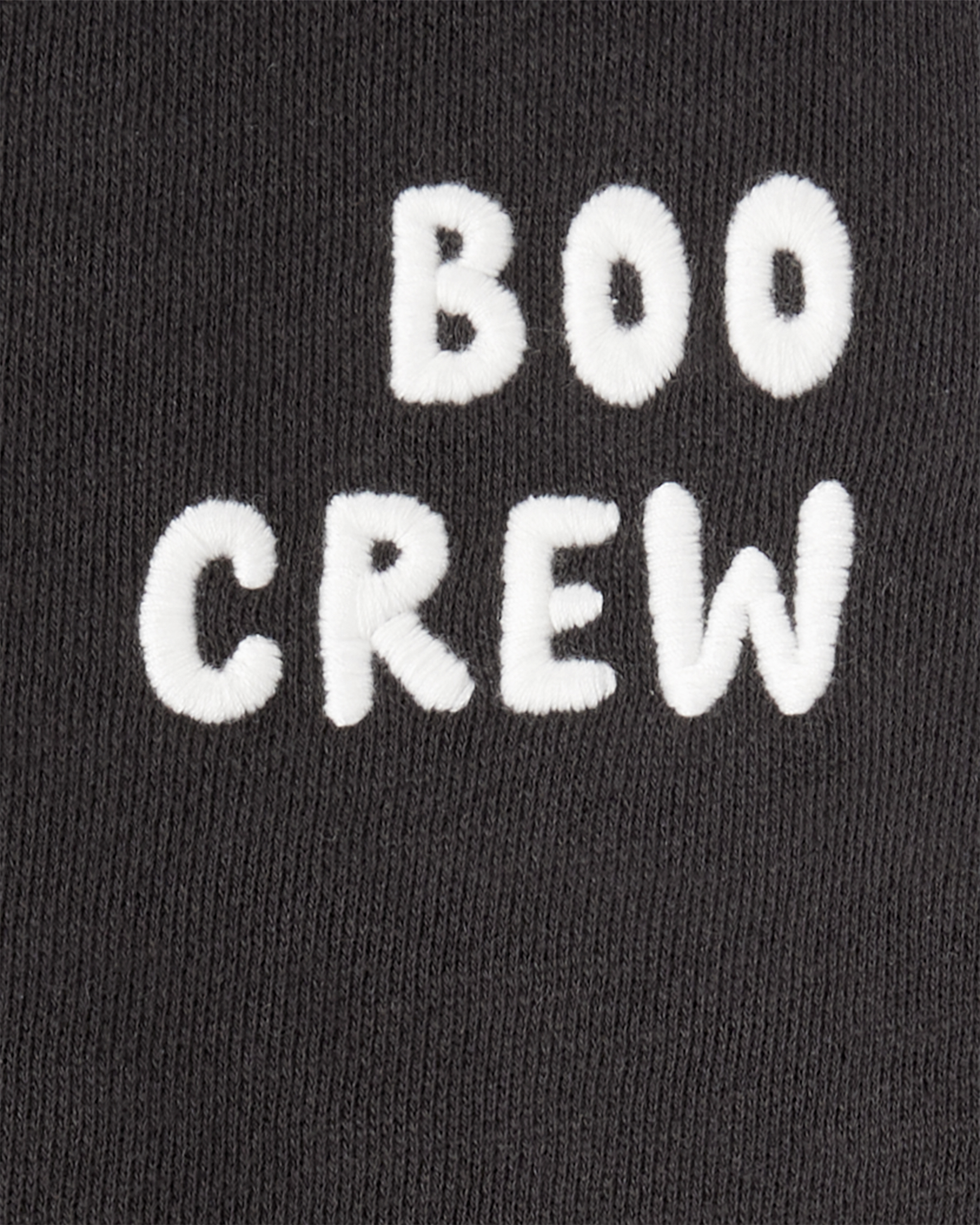 Baby Organic Cotton Boo Crew Bubble, image 3 of 5 slides