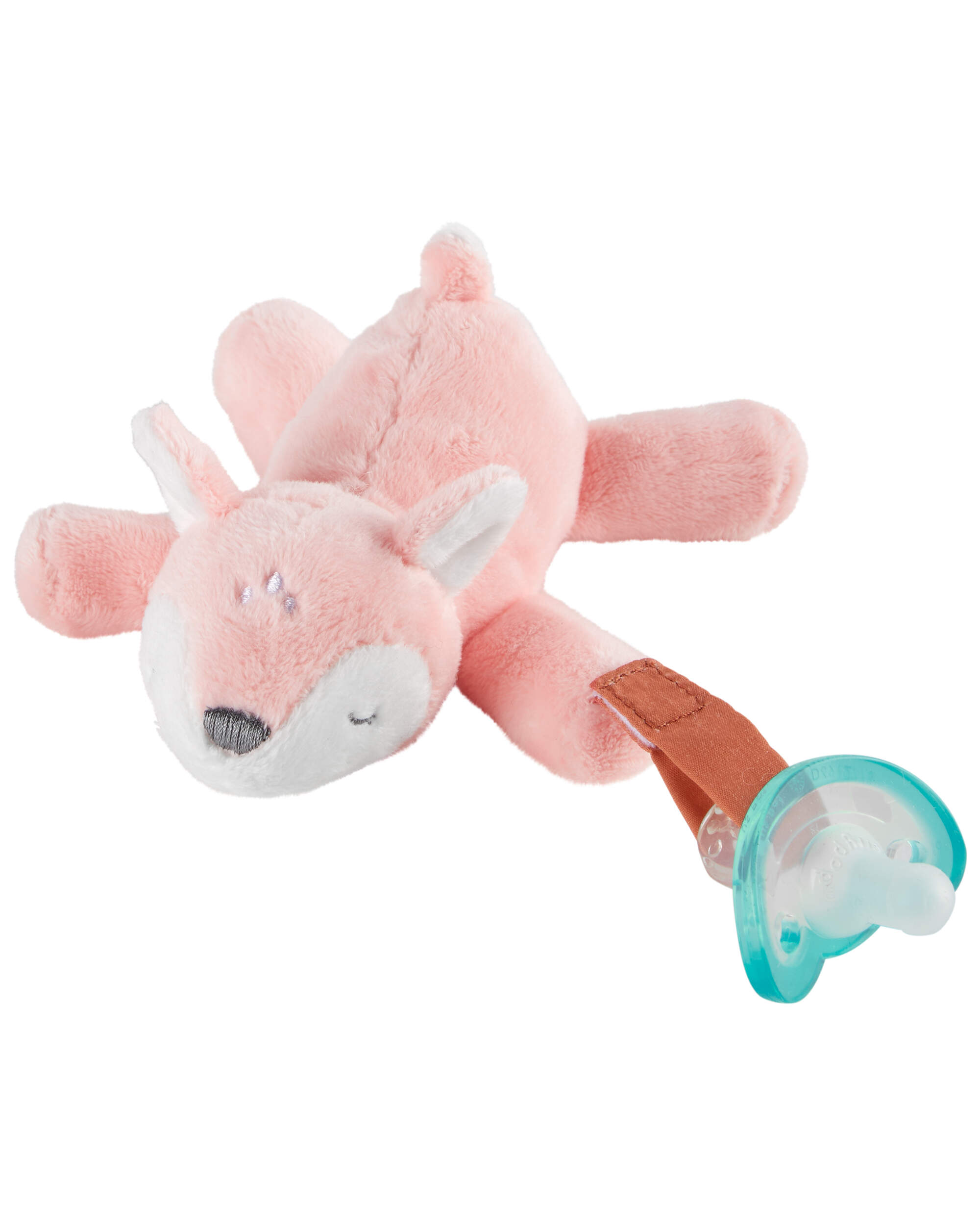 Baby Fawn Plush Pacifier Loop