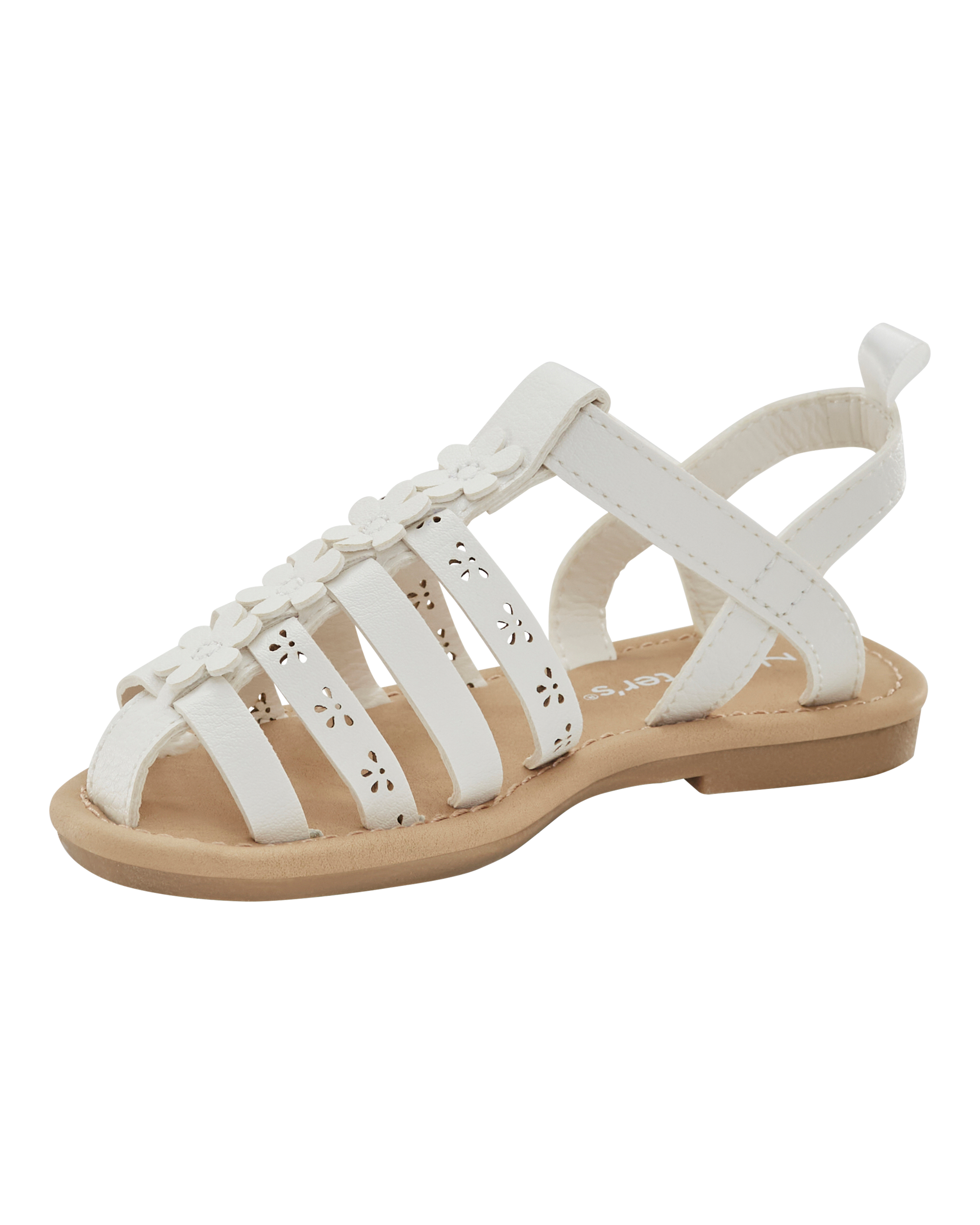 Toddler Casual Sandals - White, image 7 of 7 slides