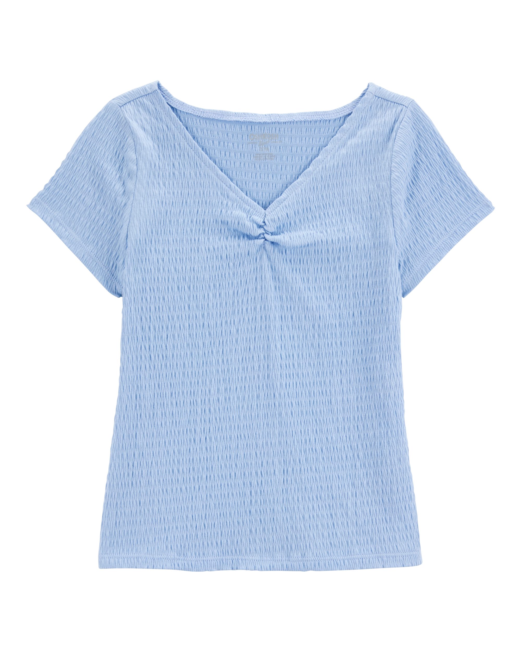 Kid 2-Piece Short-Sleeve Crinkle Top & Utility Short Set, image 2 of 6 slides