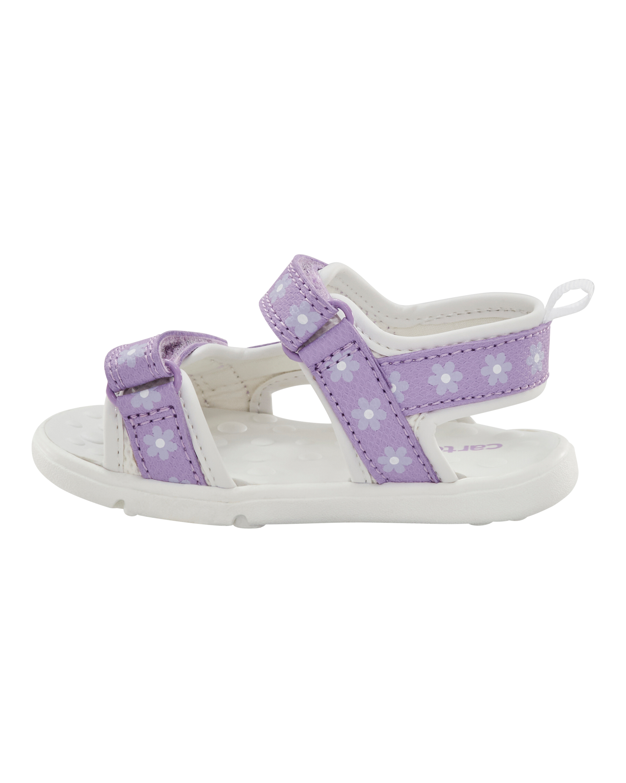 Baby Every Step® First Walker Floral Sandals - Purple/White, image 6 of 7 slides