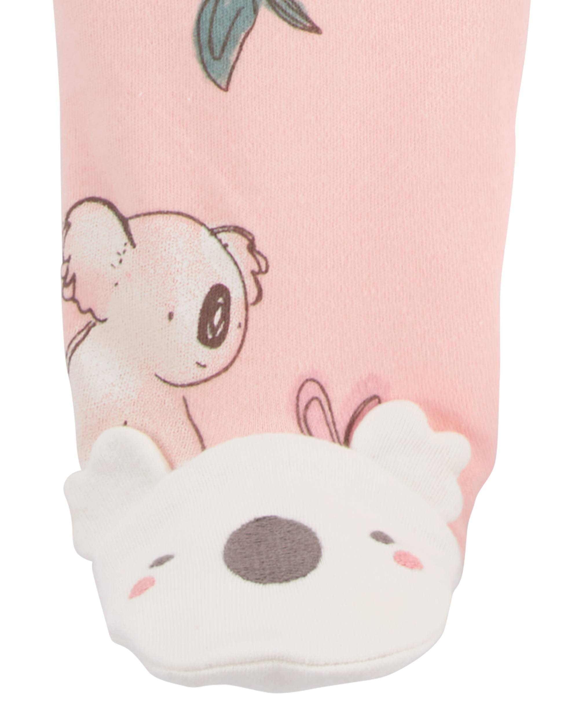 Baby Koala 2-Way Zip Cotton Sleep & Play Pajamas, image 2 of 5 slides