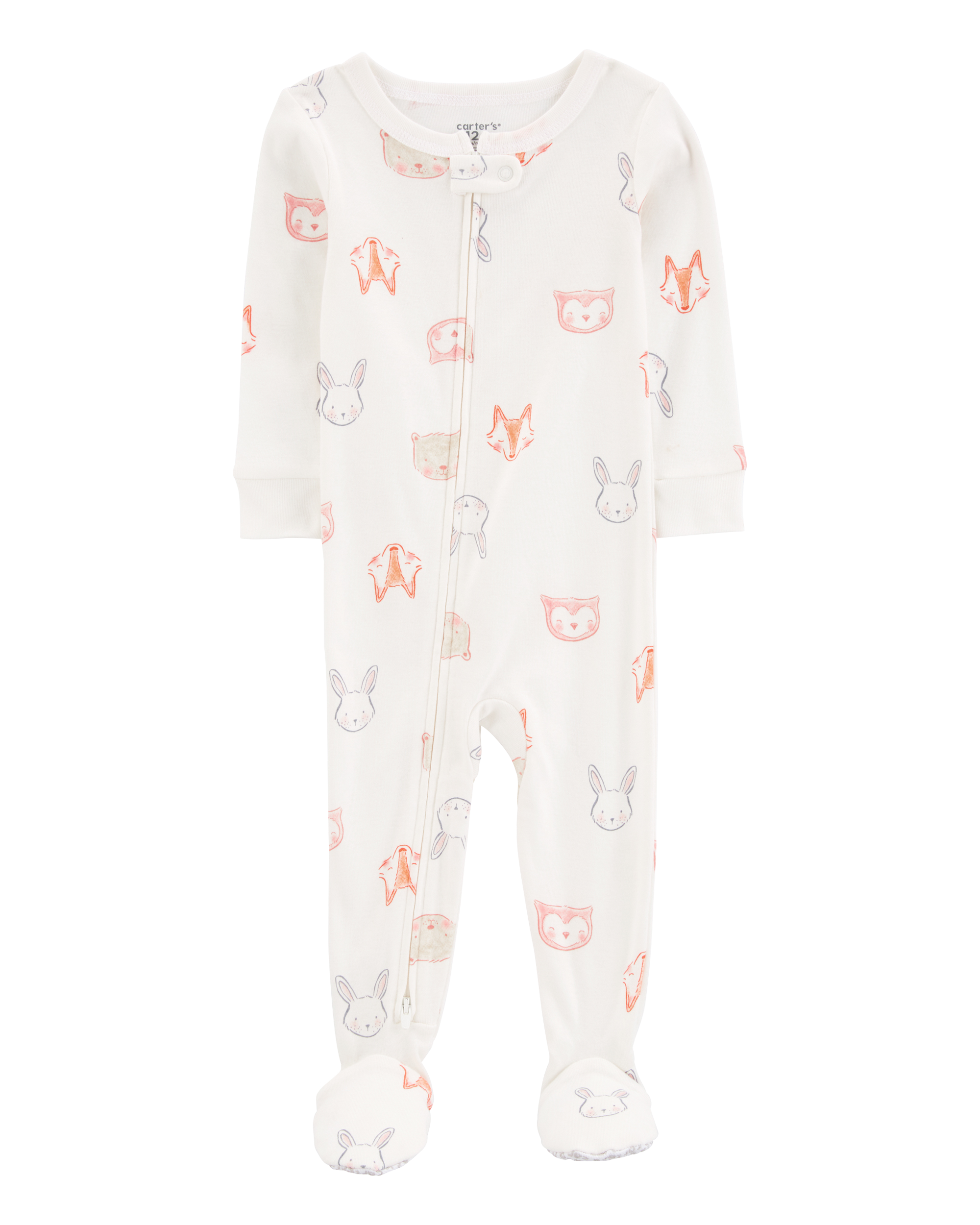 Toddler 2-Pack 100% Snug Fit Cotton Footie Pajamas, image 2 of 5 slides