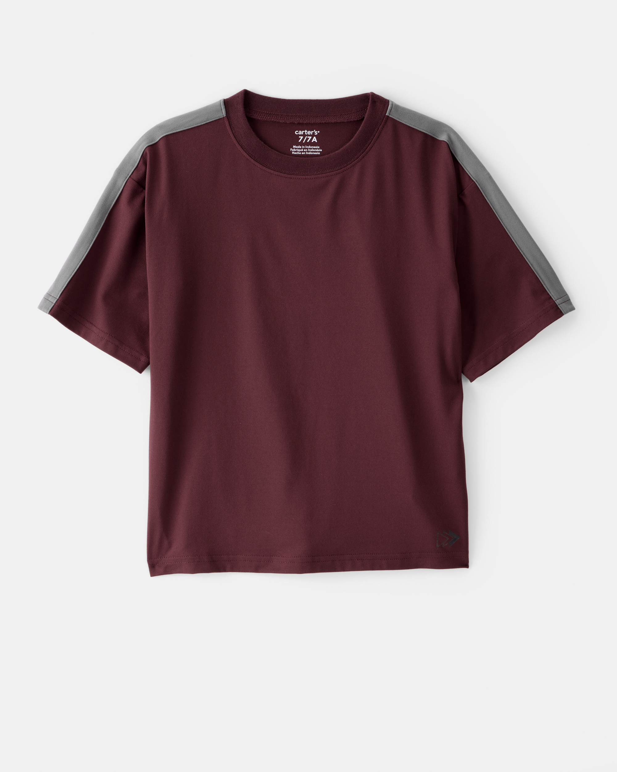 Boys Active Short-Sleeve Tee - Red, image 1 of 3 slides