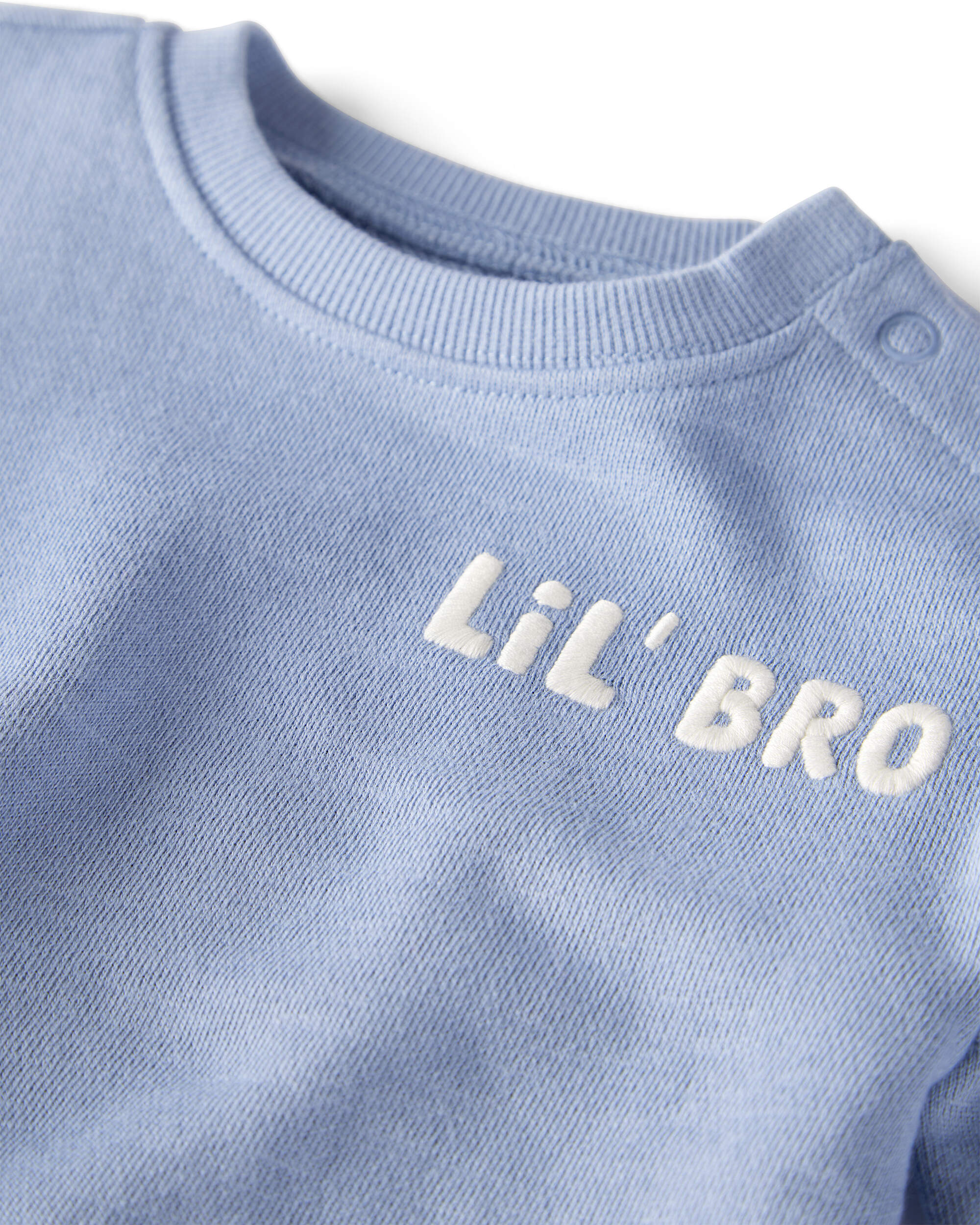 Baby Organic Cotton Lil' Bro Bubble , image 2 of 5 slides