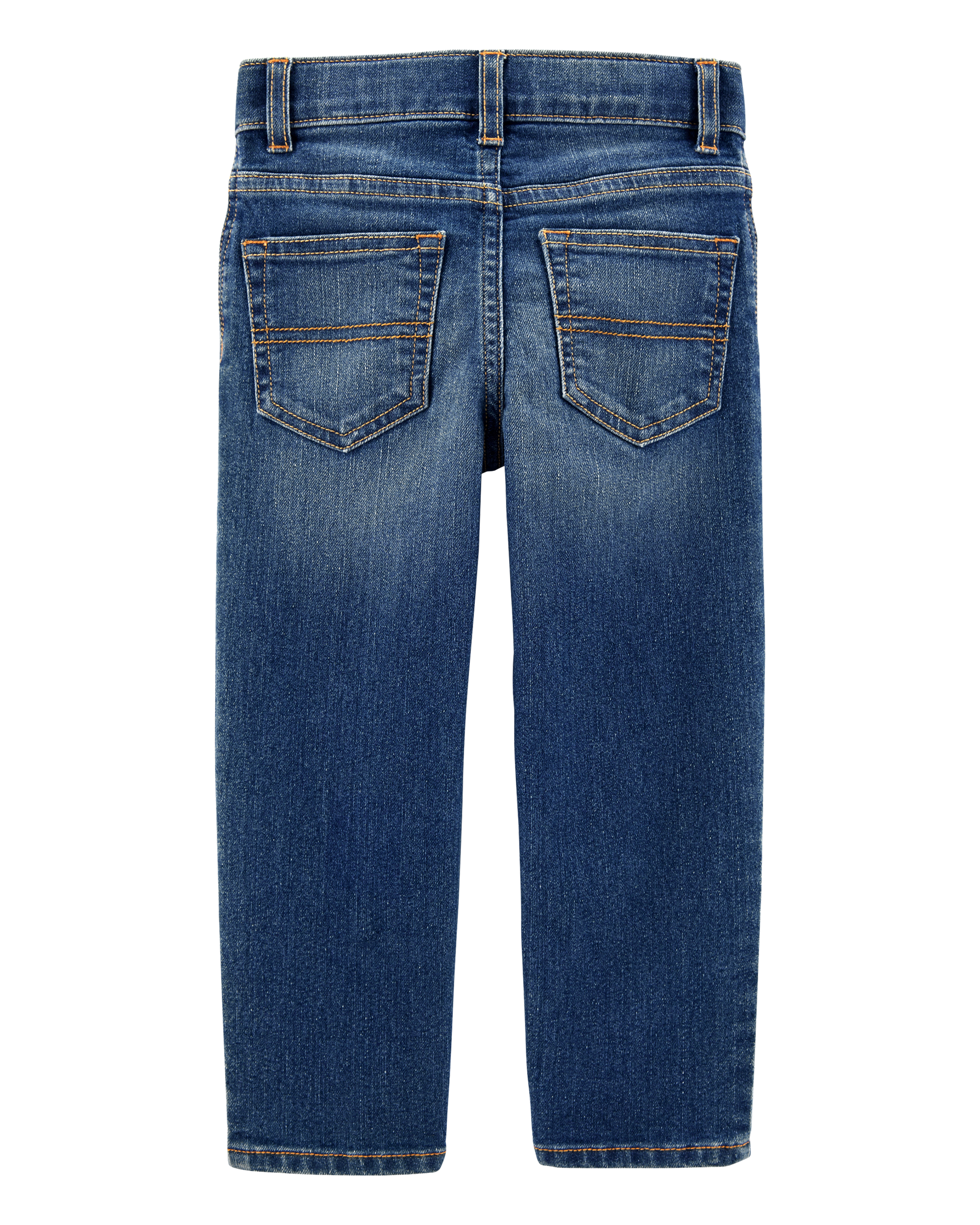 Toddler Dark Wash Straight-Leg Jeans, image 2 of 4 slides