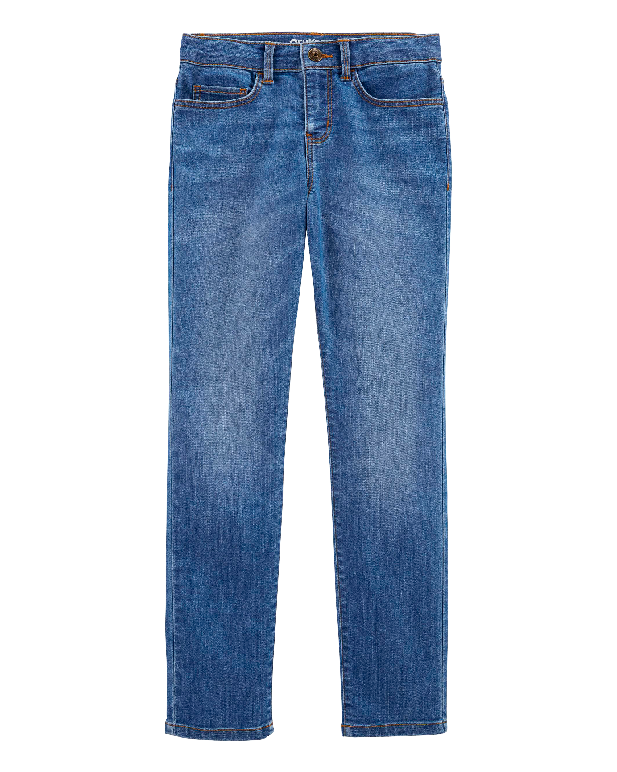 Kid Medium Blue Wash Slim-Fit Skinny-Leg Jeans, image 1 of 5 slides