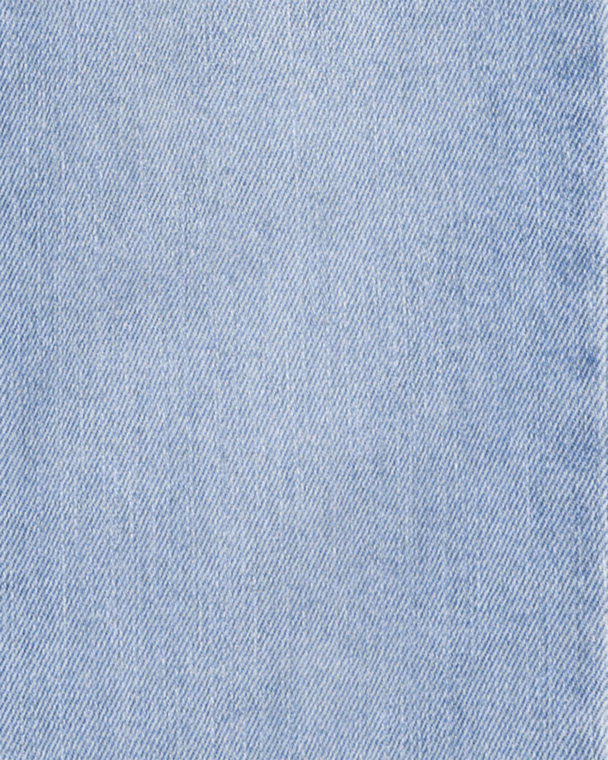 Kid Stretch Denim Overalls - Taz Wash, image 3 of 4 slides