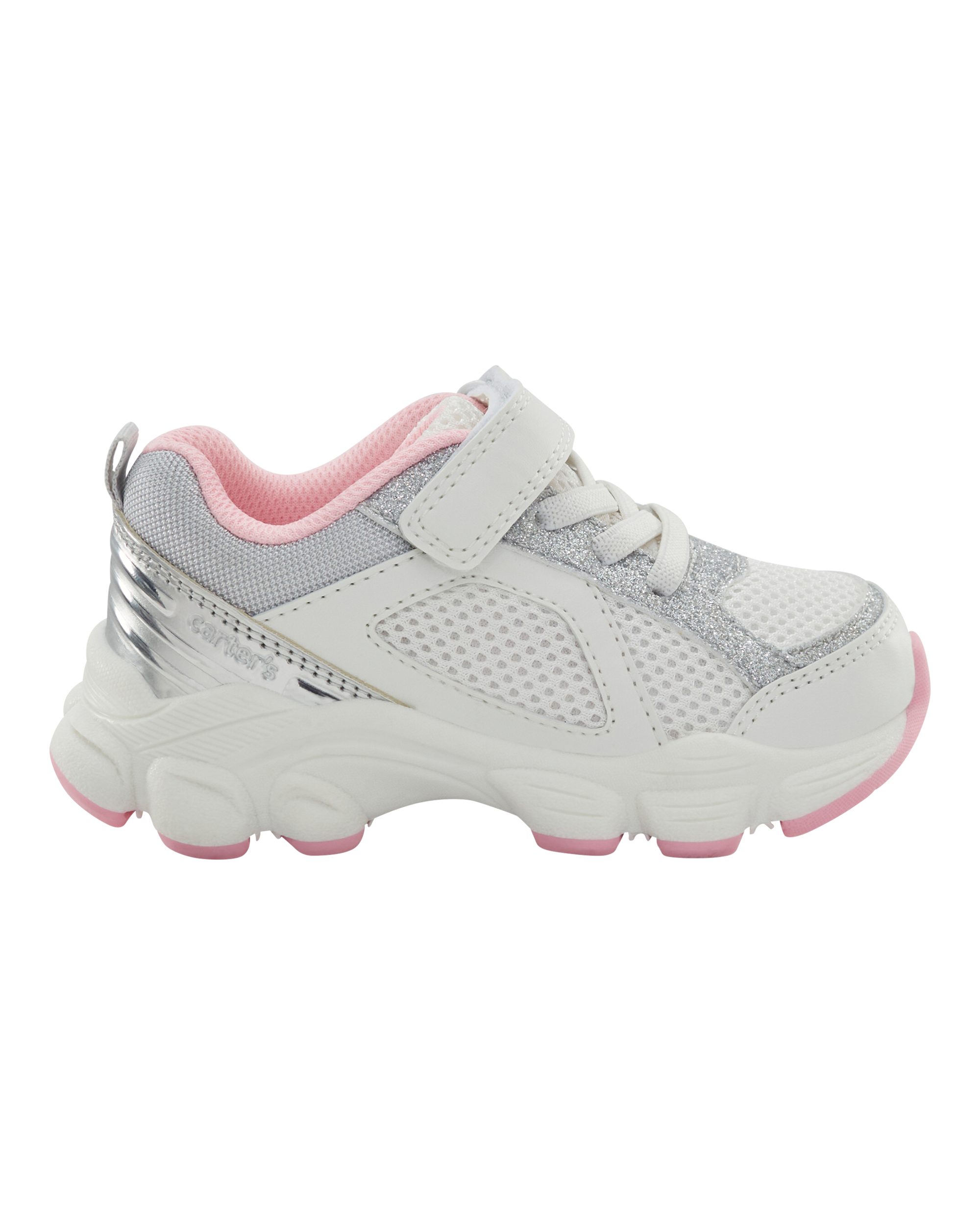 Toddler Athletic Sneakers - White, image 2 of 7 slides