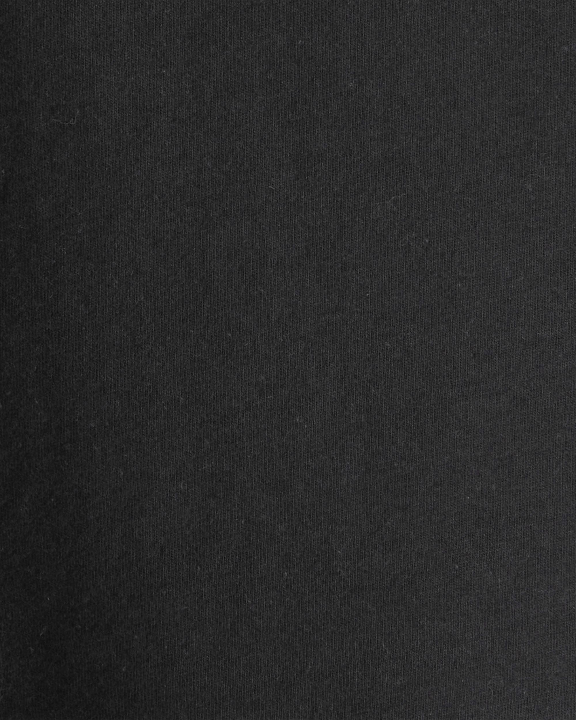 Baby Solid Short-Sleeve Tee - Black, image 2 of 4 slides