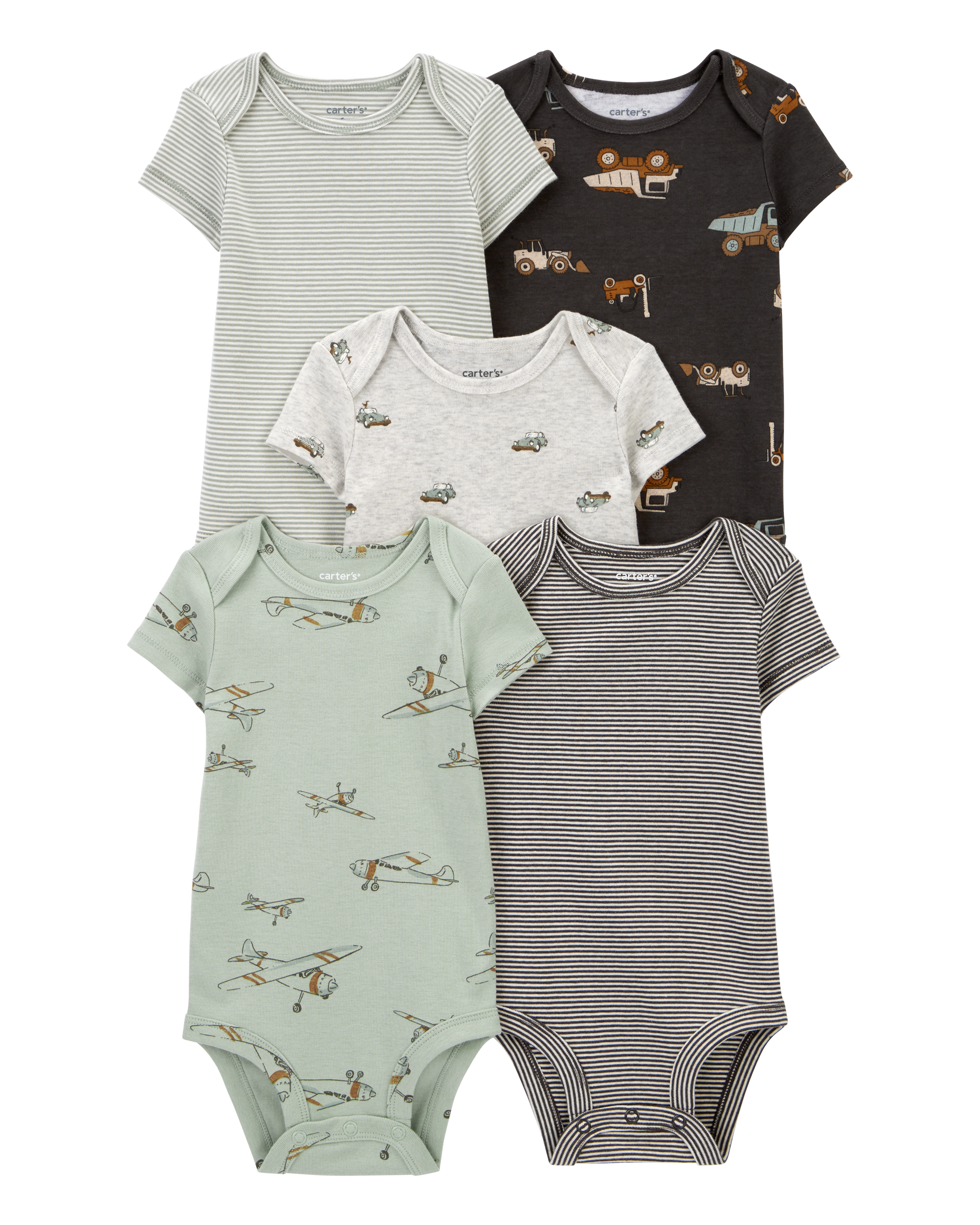 Baby 10-Pack Short-Sleeve Bodysuits, image 2 of 13 slides