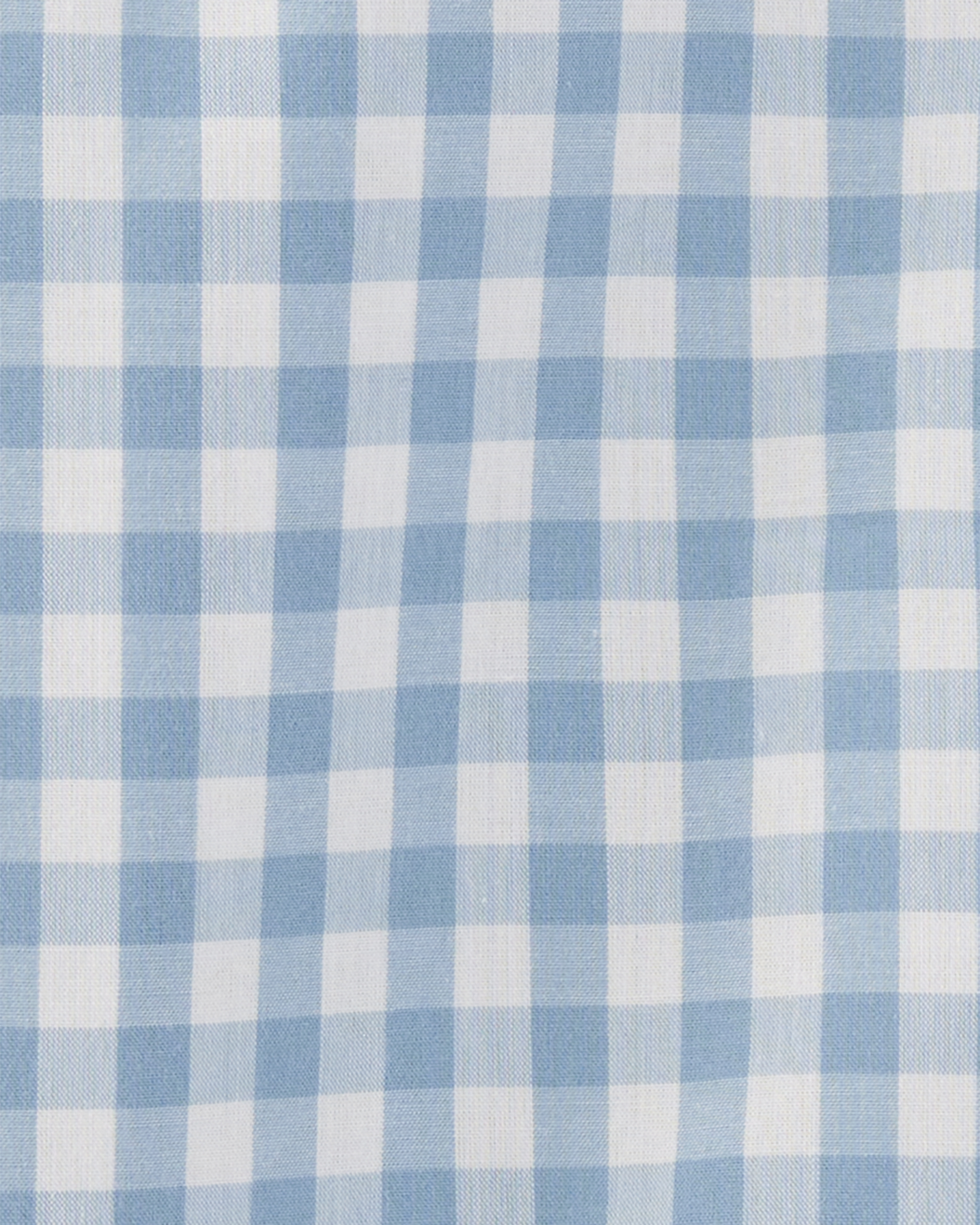 Kid Plaid Woven Long-Sleeve Button-Down Shirt - Blue, image 2 of 3 slides