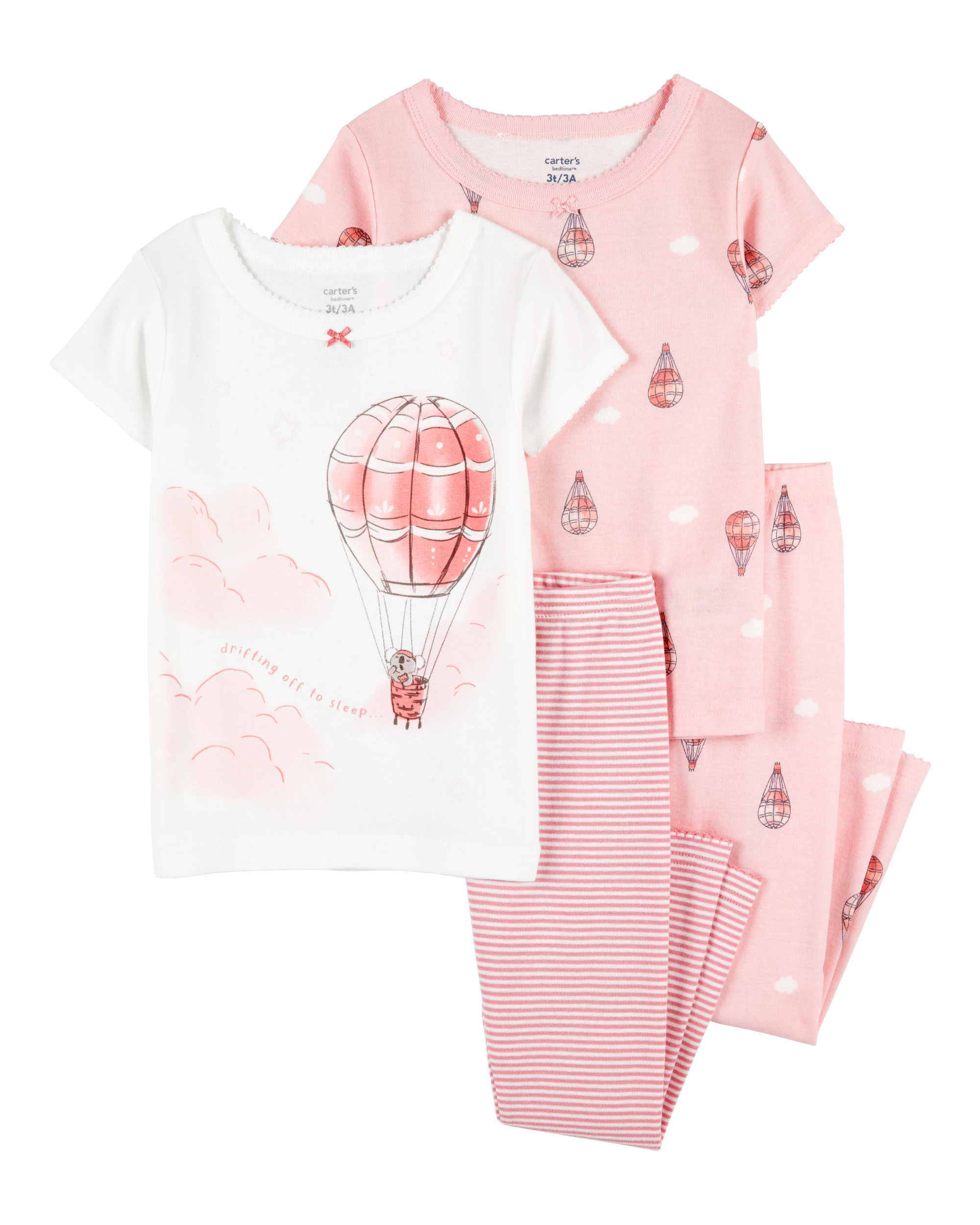 Baby 4-Piece Air Balloon Cotton Pajamas, image 1 of 5 slides