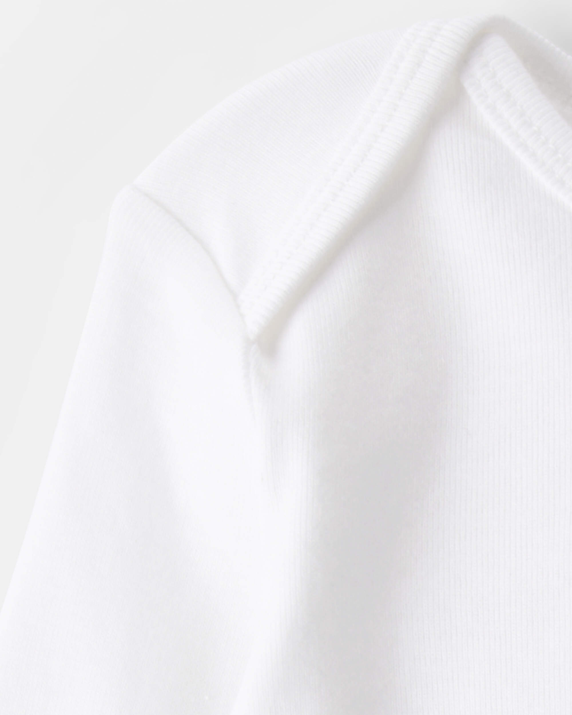 Baby 4-Pack Long-Sleeve Bodysuits - White, image 3 of 6 slides