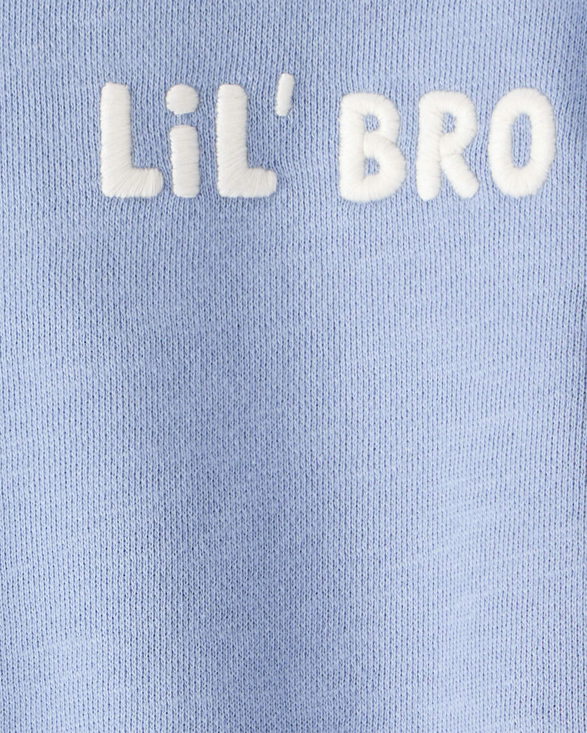 Baby Organic Cotton Lil' Bro Bubble , image 3 of 5 slides