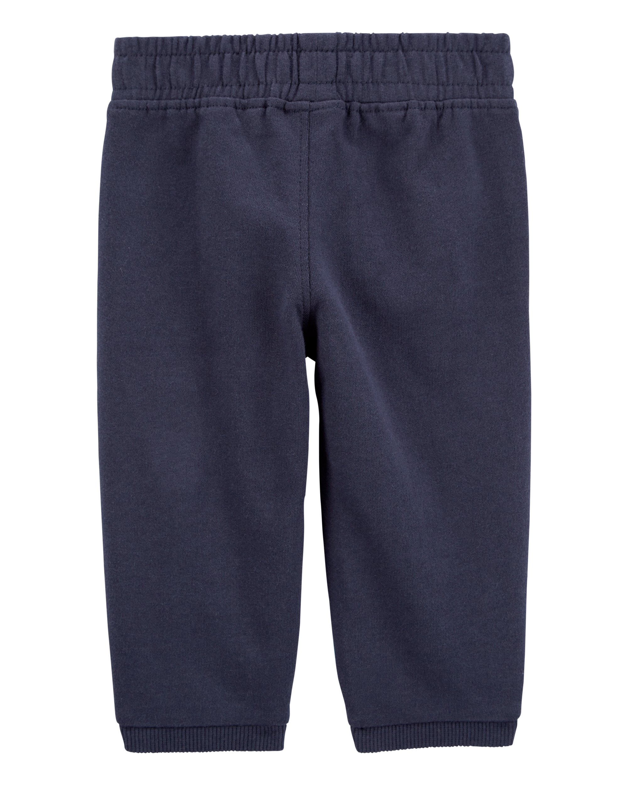 Baby Pull-On French Terry Joggers - Navy, image 2 of 4 slides