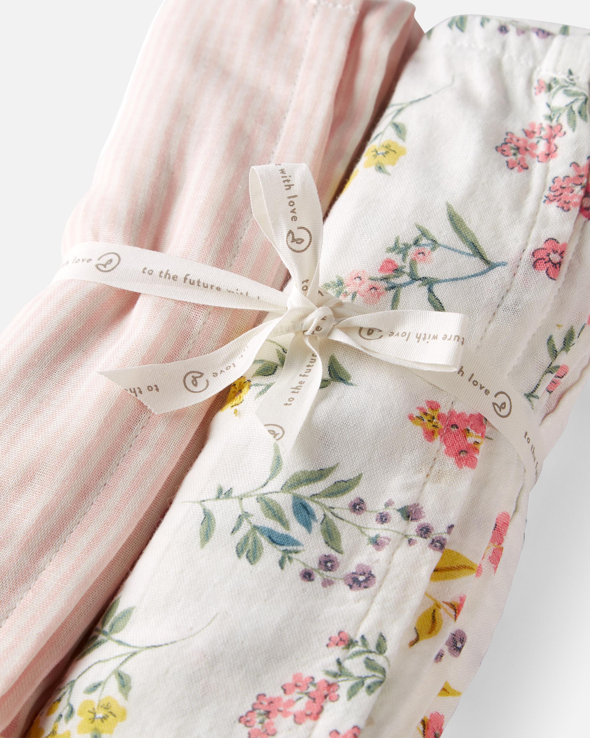2Pack Cotton Muslin Swaddle Blankets