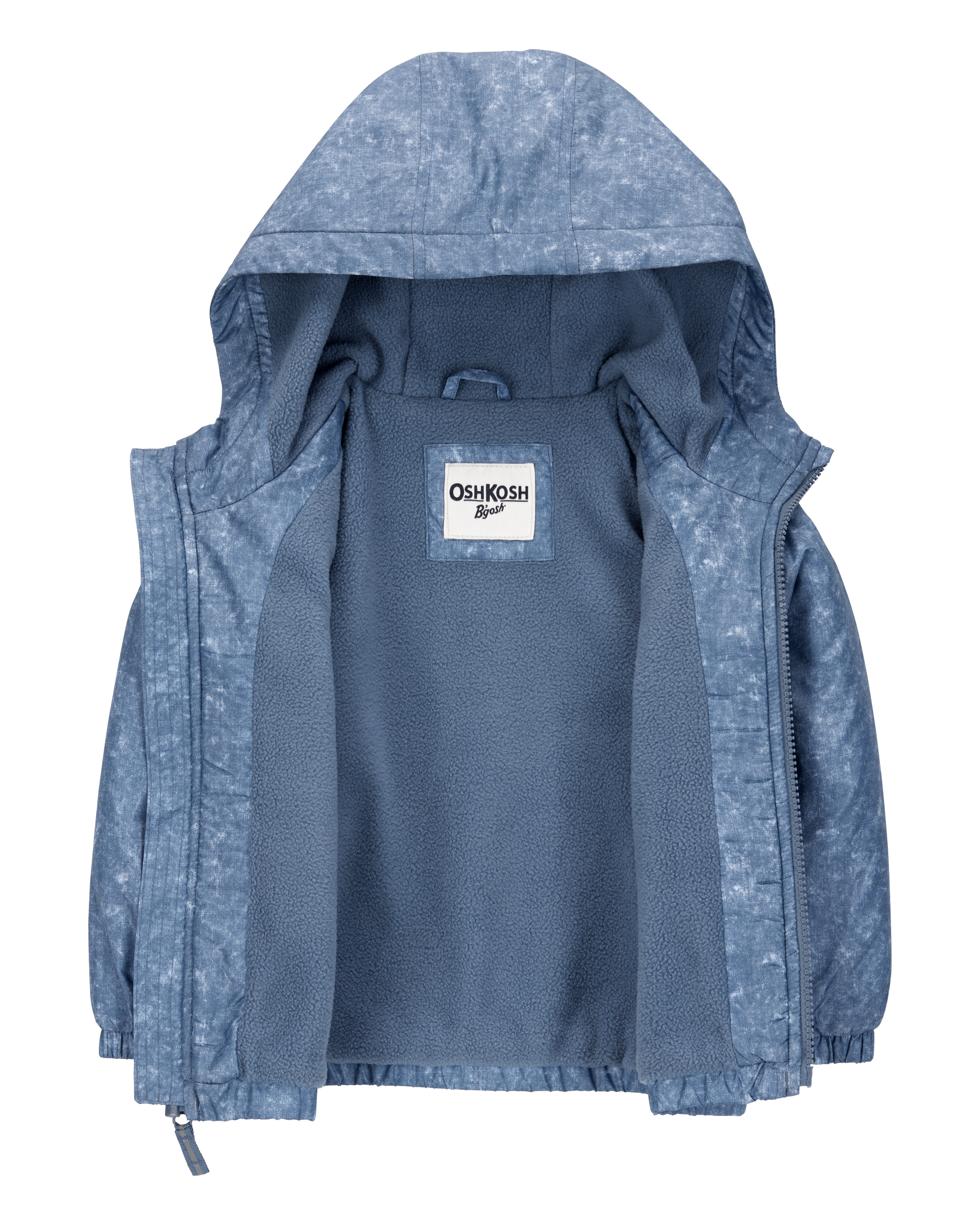 Toddler Boy Fleece-Lined Midweight Jacket - Blue, image 2 of 3 slides