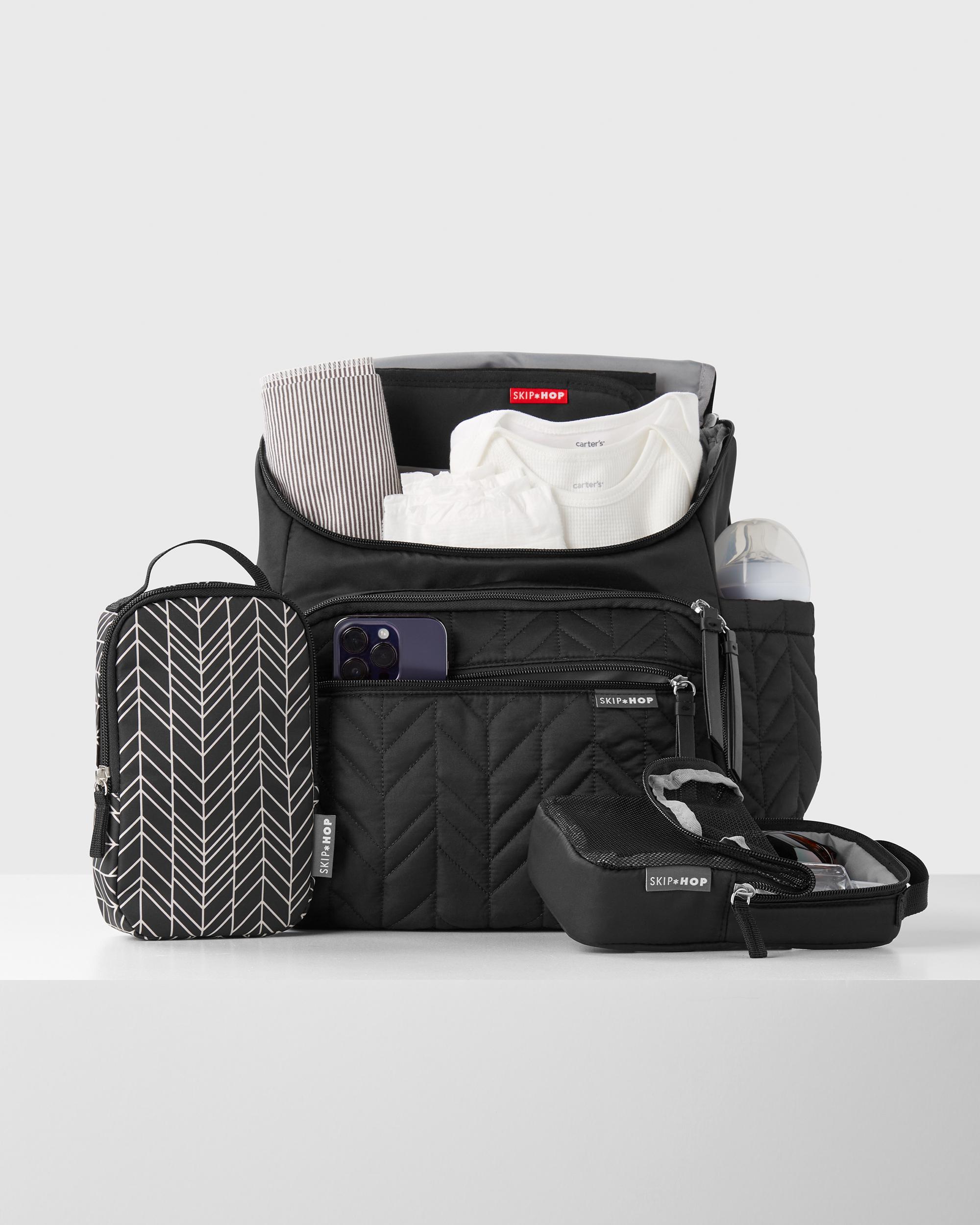 Forma Backpack Diaper Bag - Black, image 6 of 10 slides