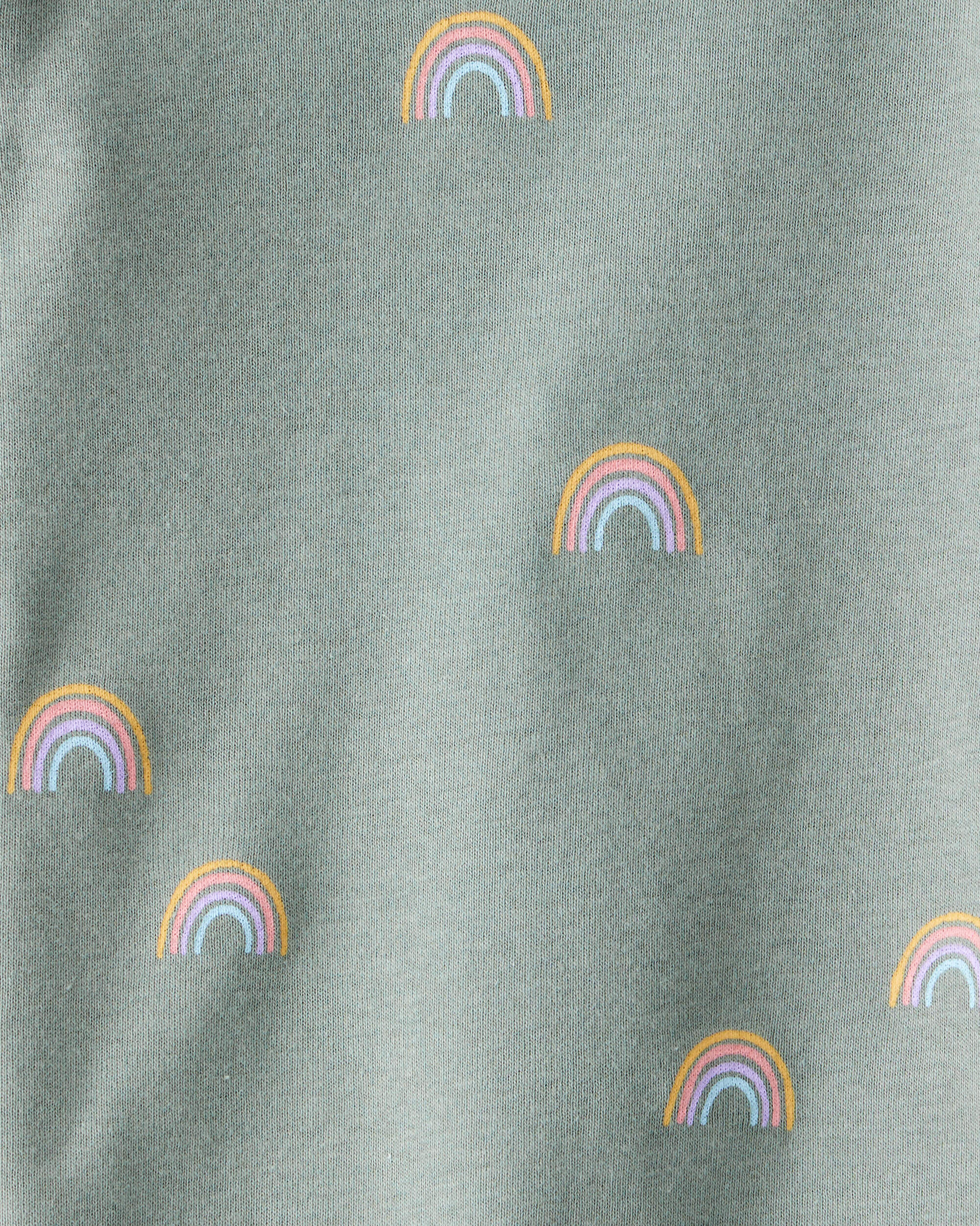 Baby Organic Cotton Pajamas in Magical Rainbow Print, image 3 of 5 slides