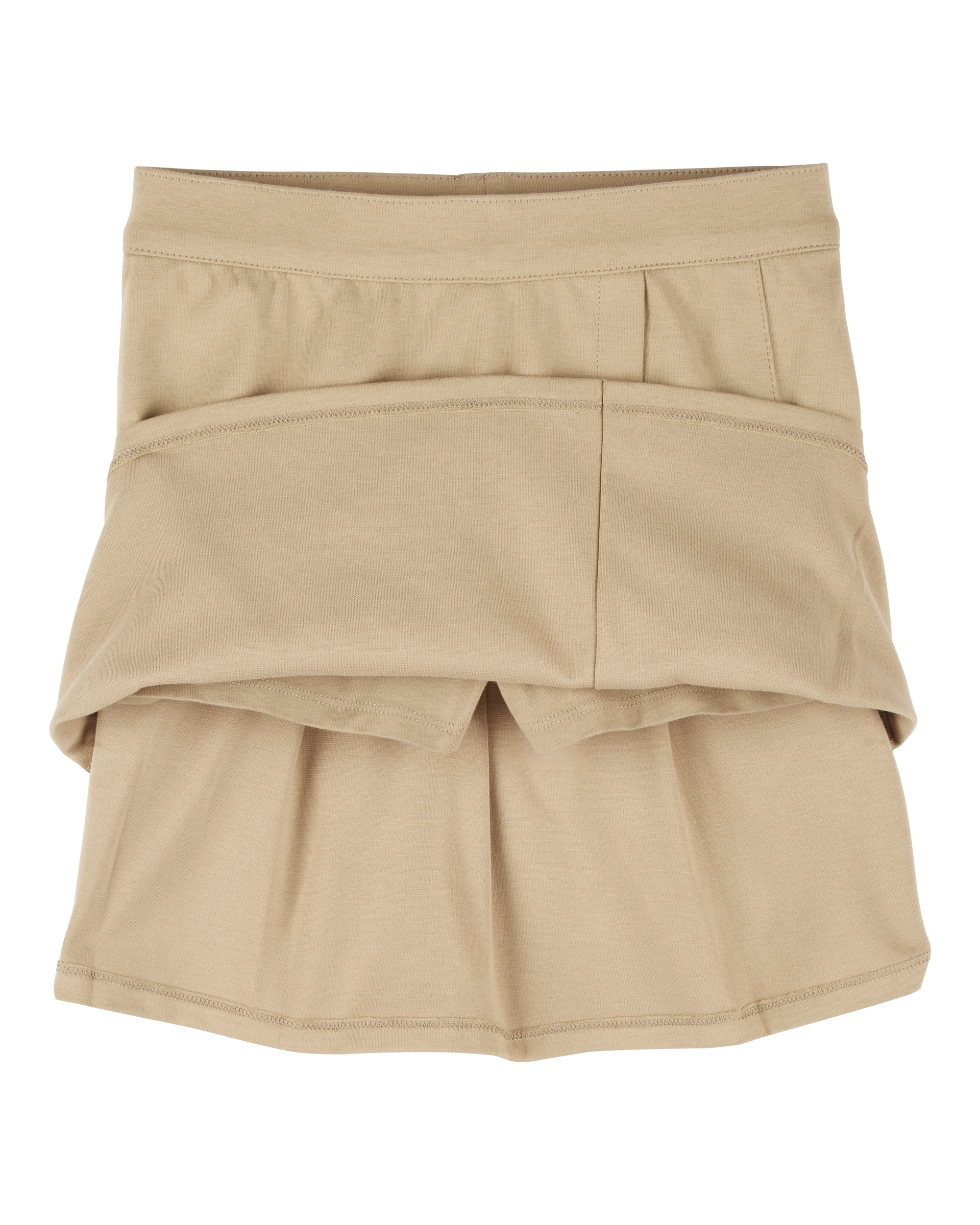 Overall khaki skirt top