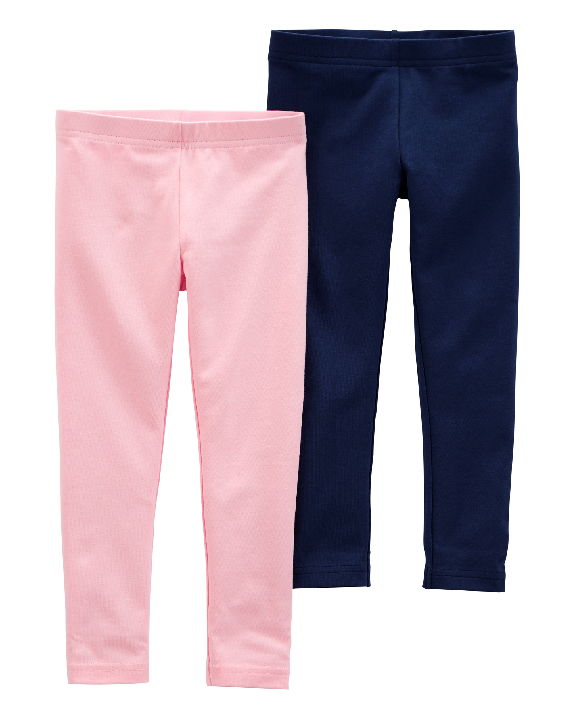 Baby 2-Pack Cotton Stretch Leggings, image 1 of 3 slides