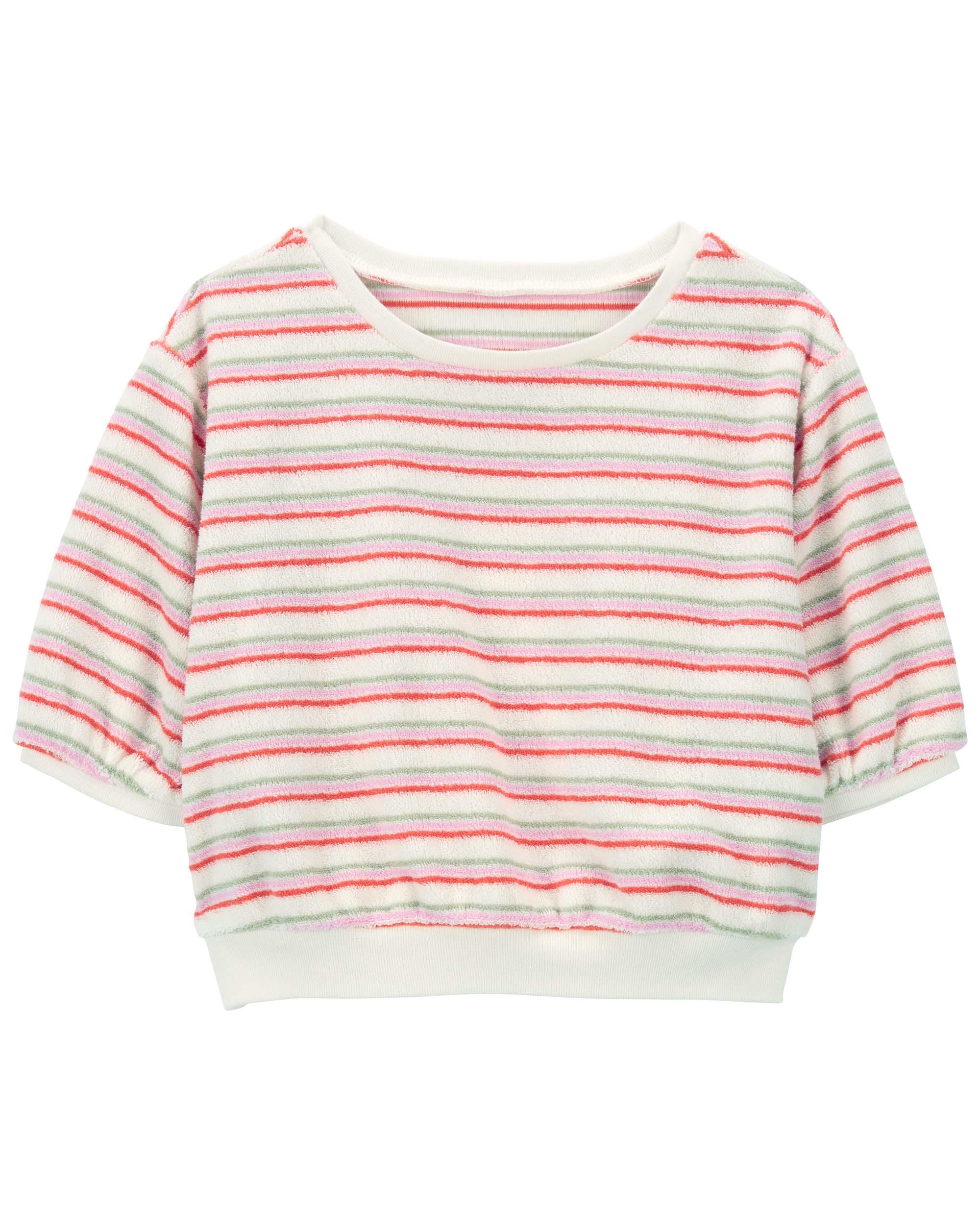 Toddler Striped Terry Top
