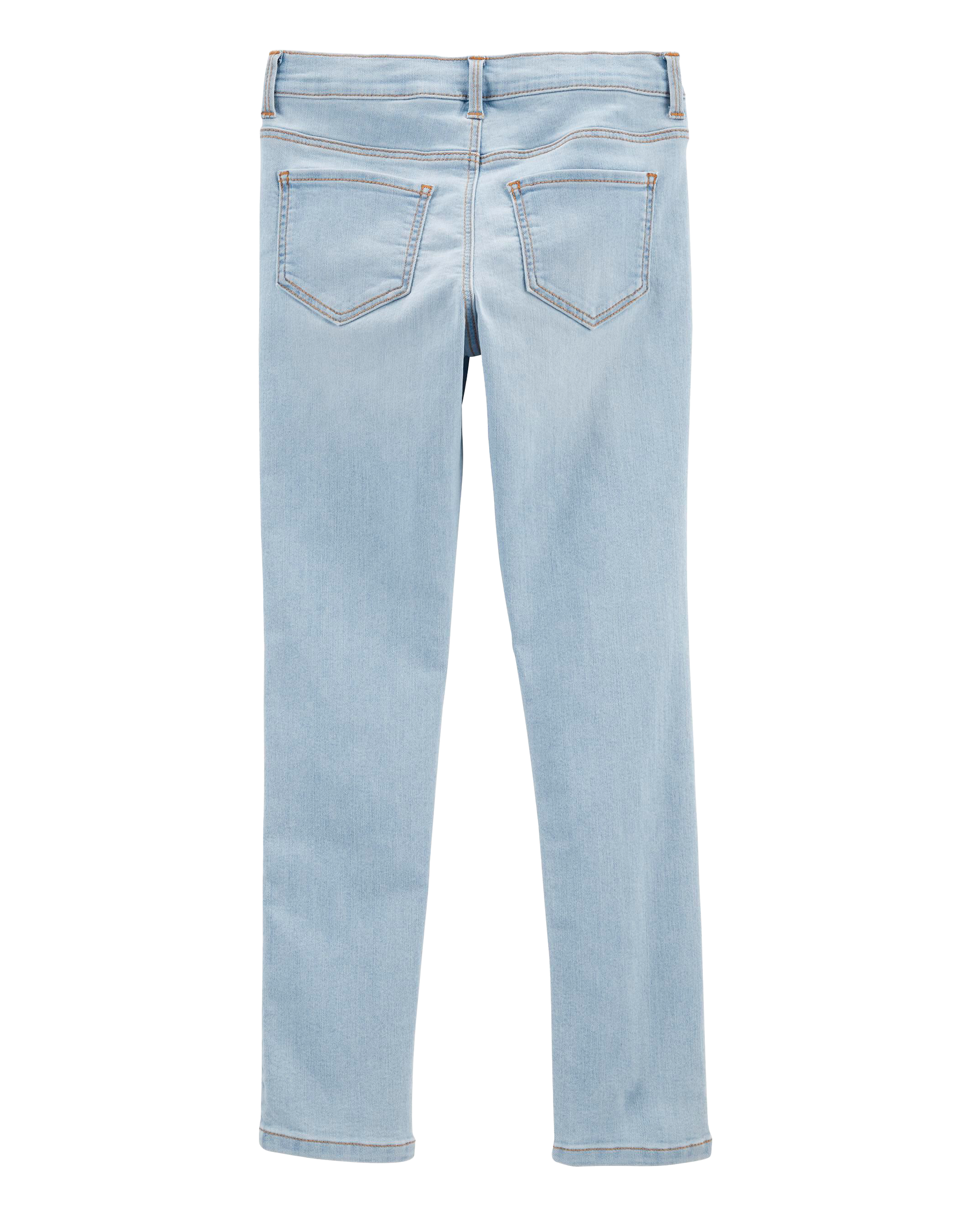 Kid Blue Ice Wash Slim Fit Skinny-Leg Jeans, image 2 of 5 slides