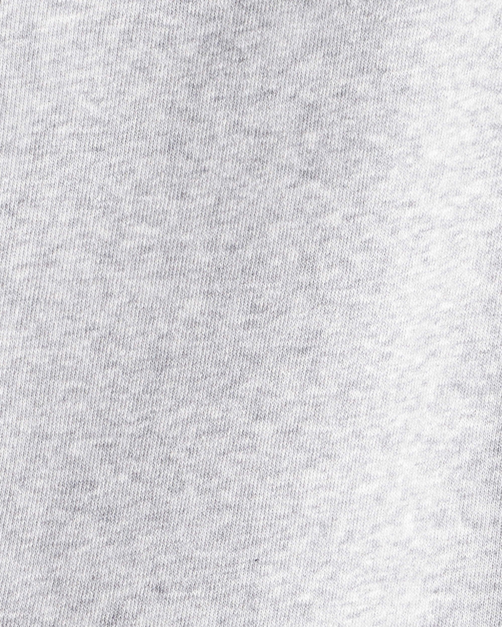 Boys Solid Fleece Drawstring Joggers - Grey, image 3 of 4 slides