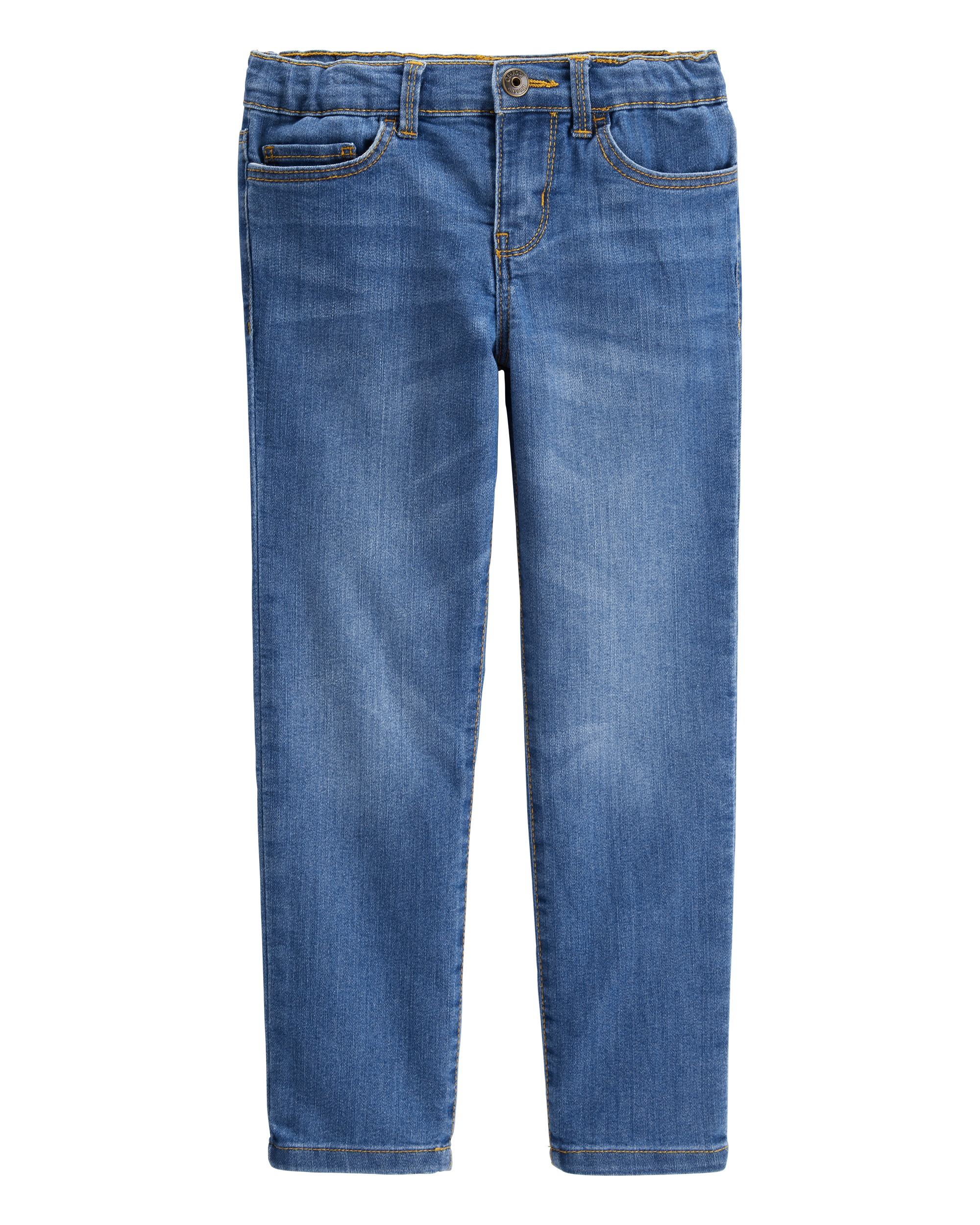 Kid Medium Blue Wash Super Skinny-Leg Jeans, image 1 of 5 slides