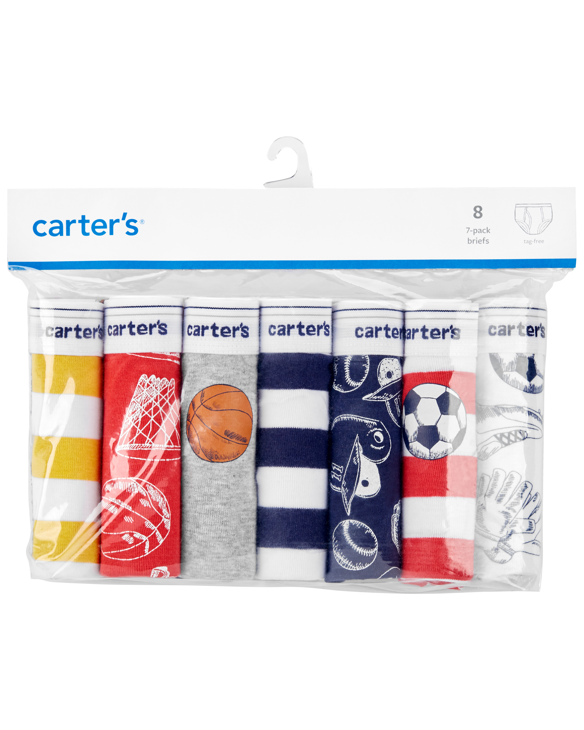 Carter's Boys' Little 7-Pack Underwear