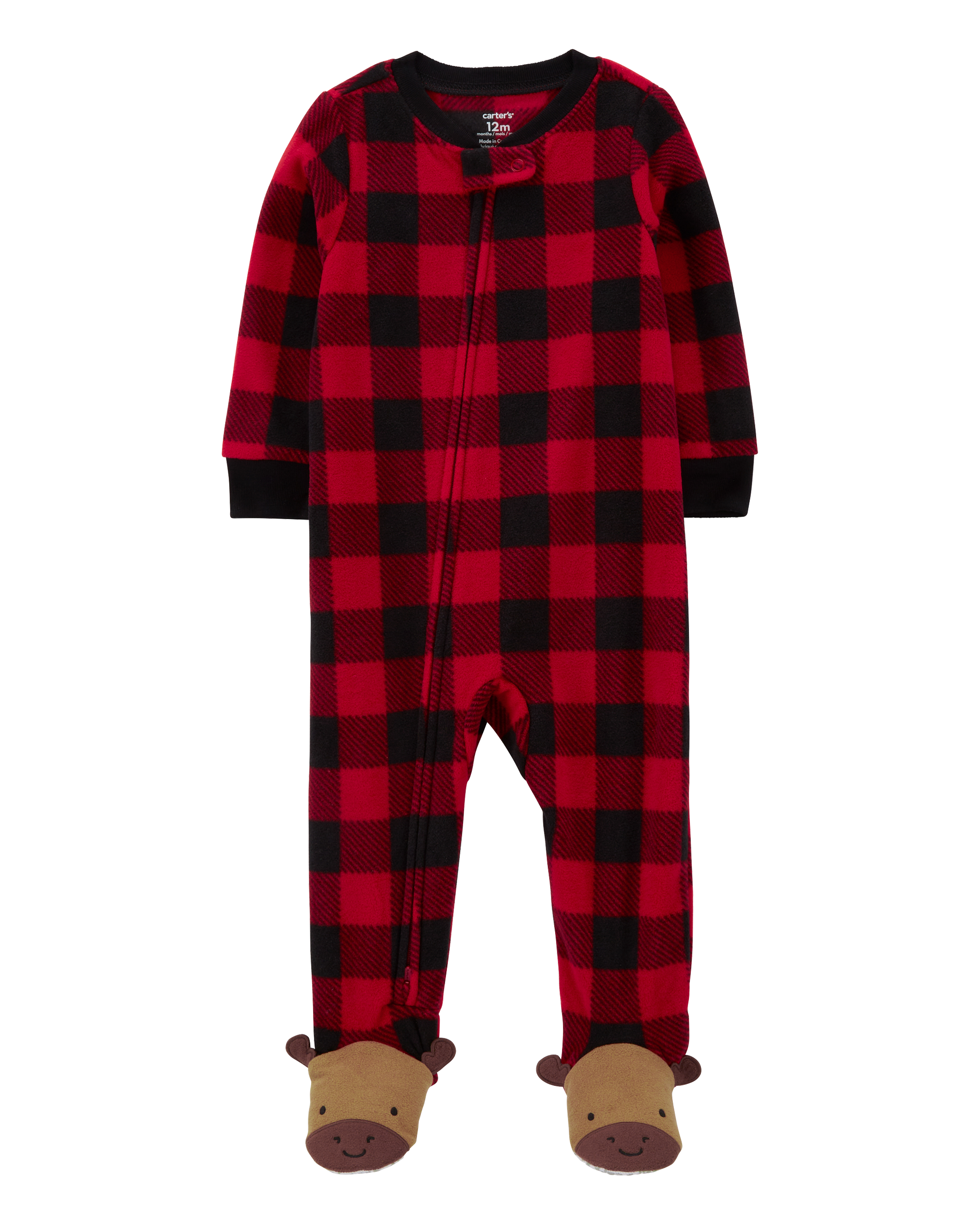 Toddler 2-Pack Fleece Footie Pajamas, image 4 of 6 slides