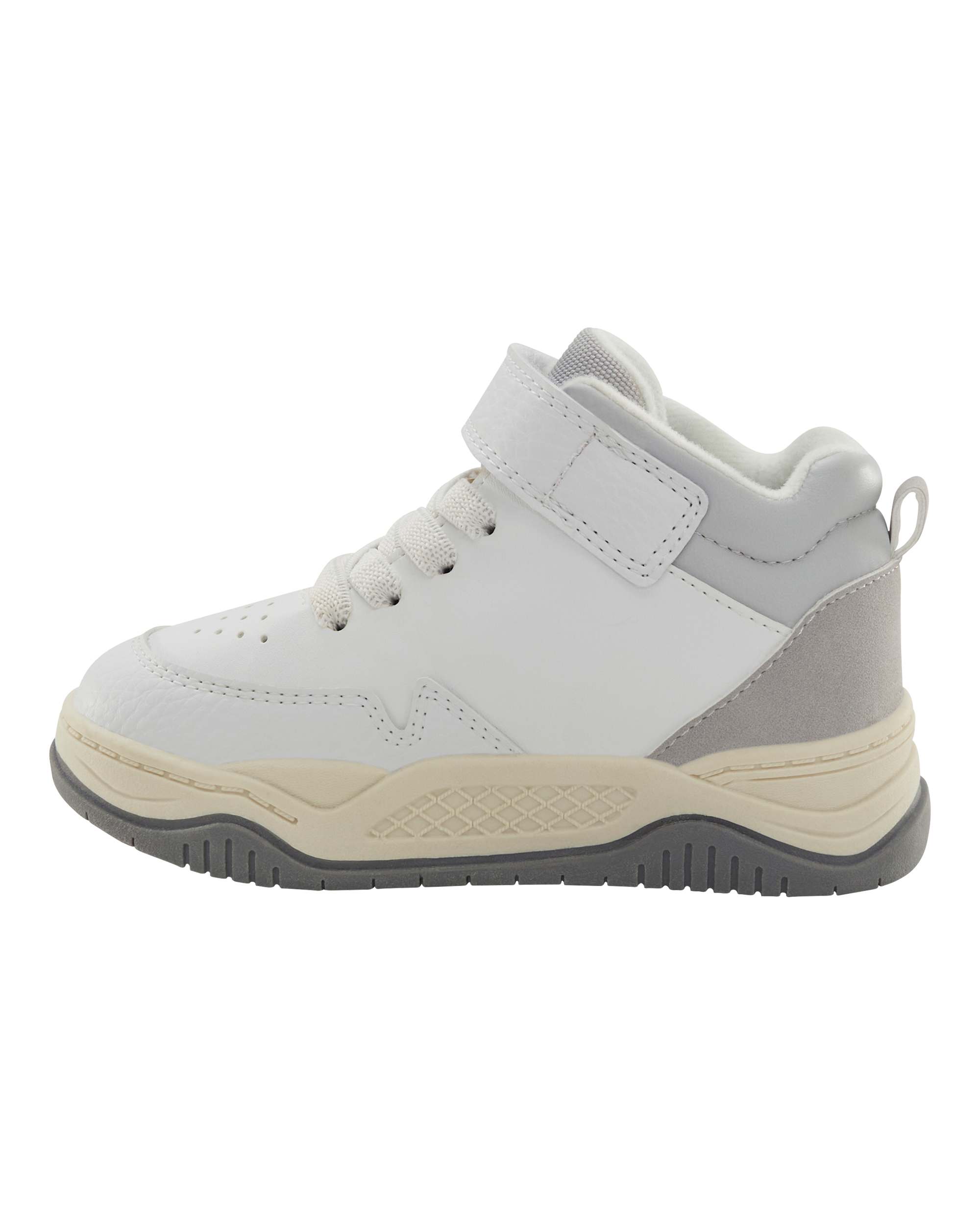 Toddler Casual Easy On High-Top Sneakers - Grey, image 6 of 7 slides