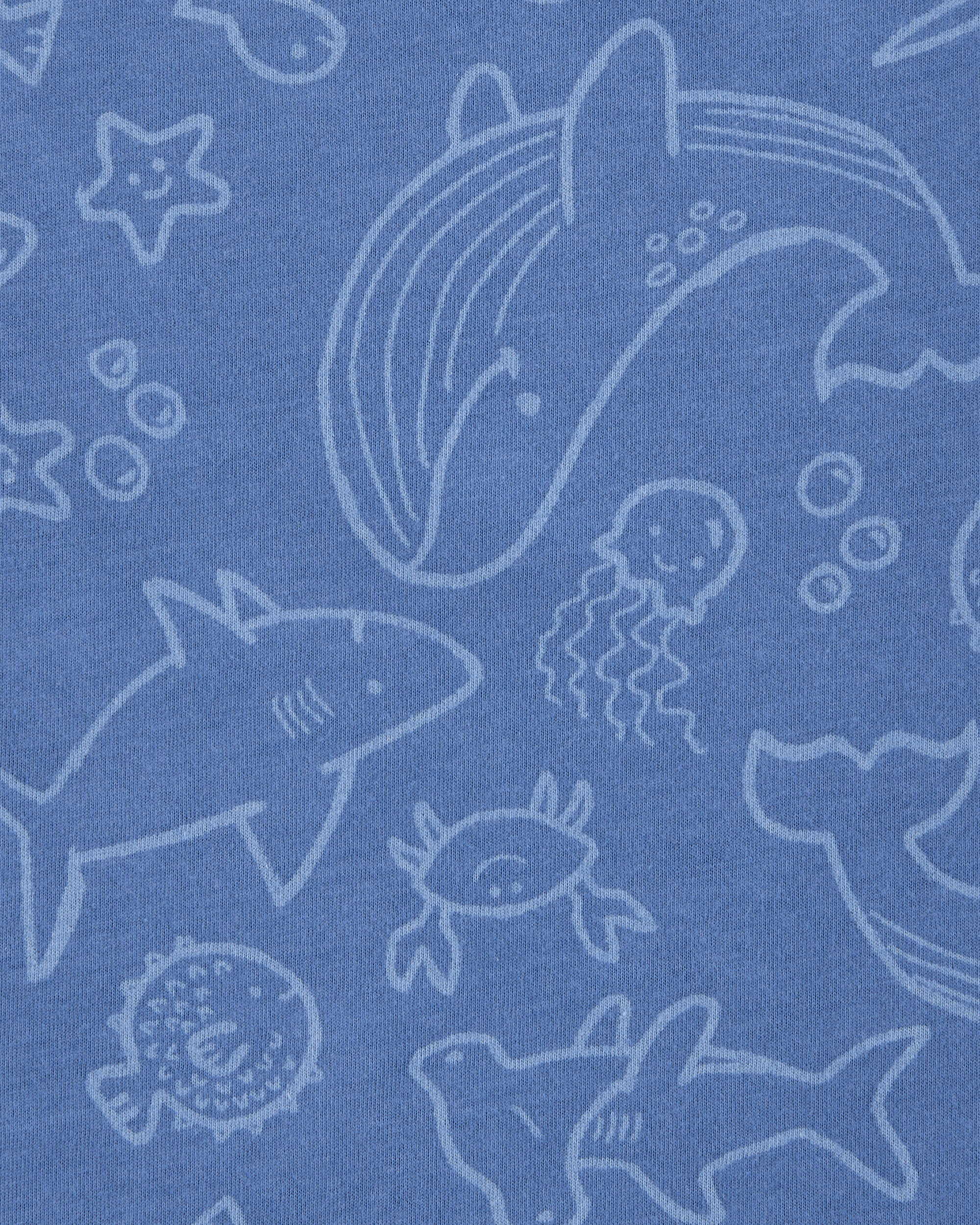 Baby Sea Animals Graphic Tank - Blue, image 2 of 3 slides