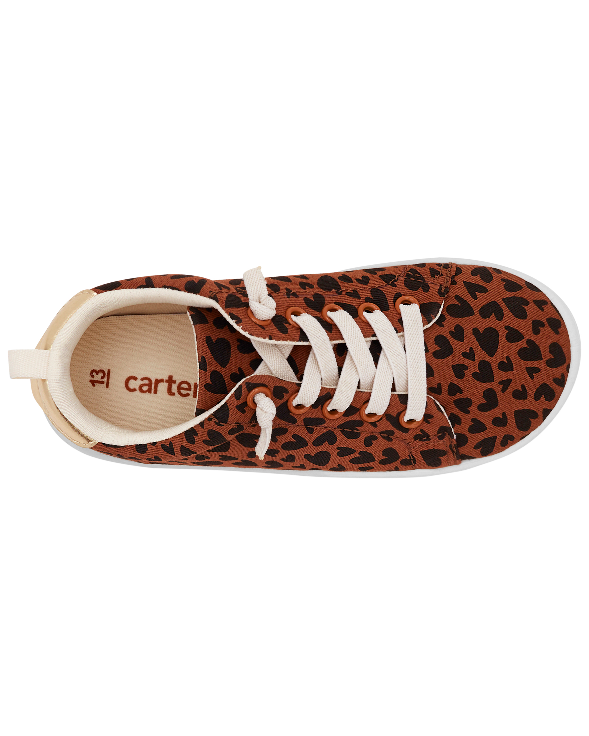 Kid Heart Leopard Sneakers