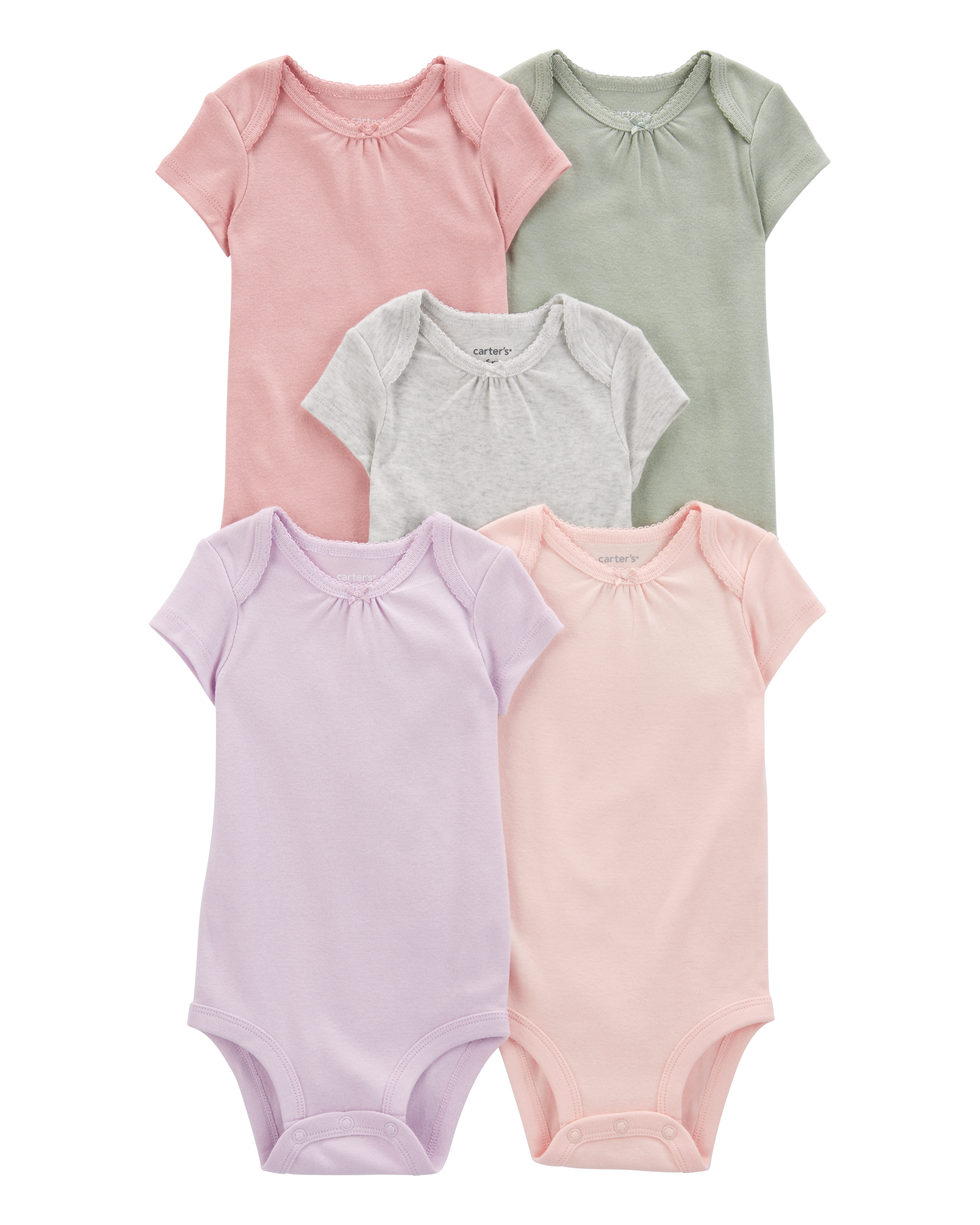 Baby 10-Pack Short-Sleeve Bodysuits, image 8 of 13 slides