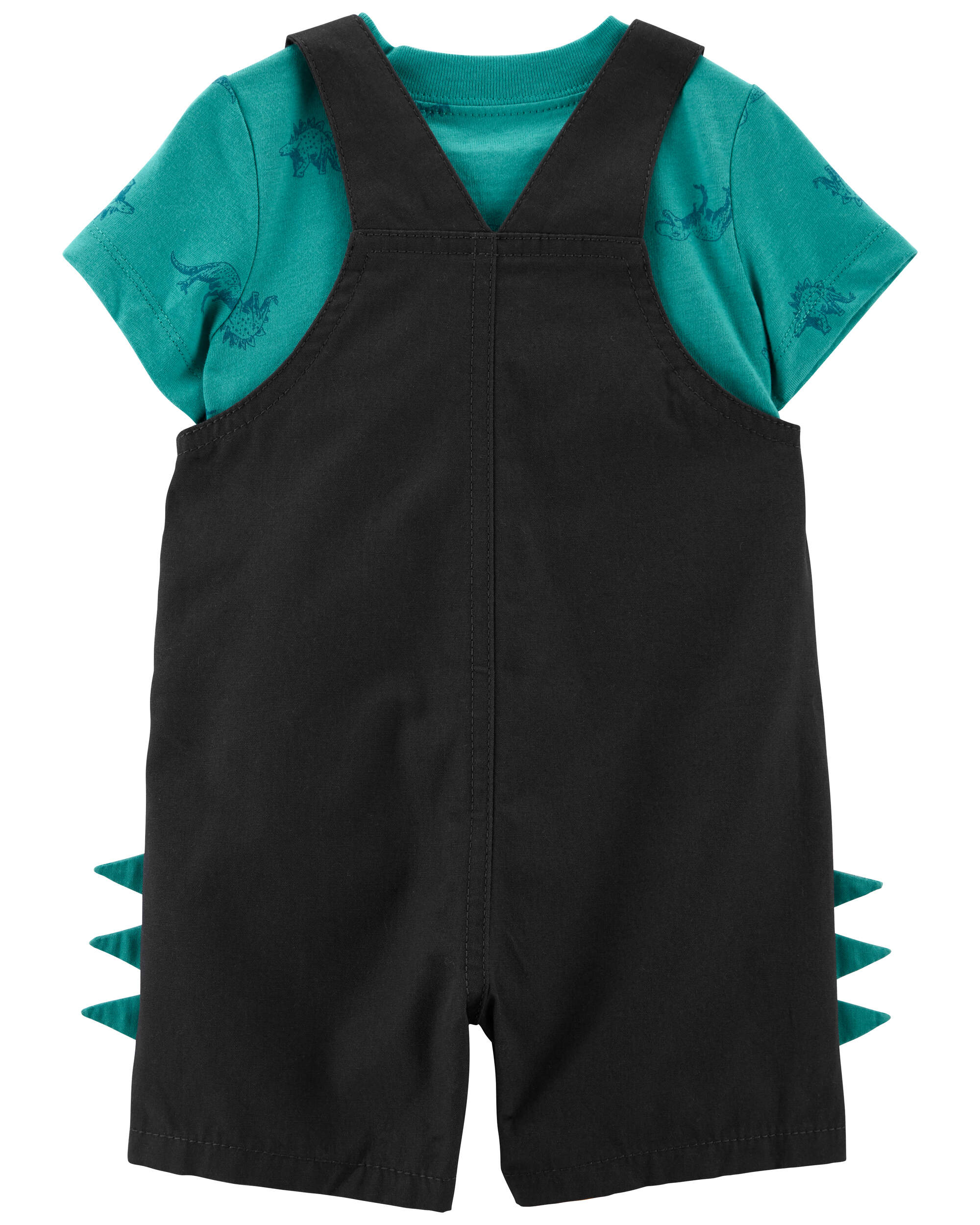 Baby 2-Piece Dinos Tee & Shortalls Set