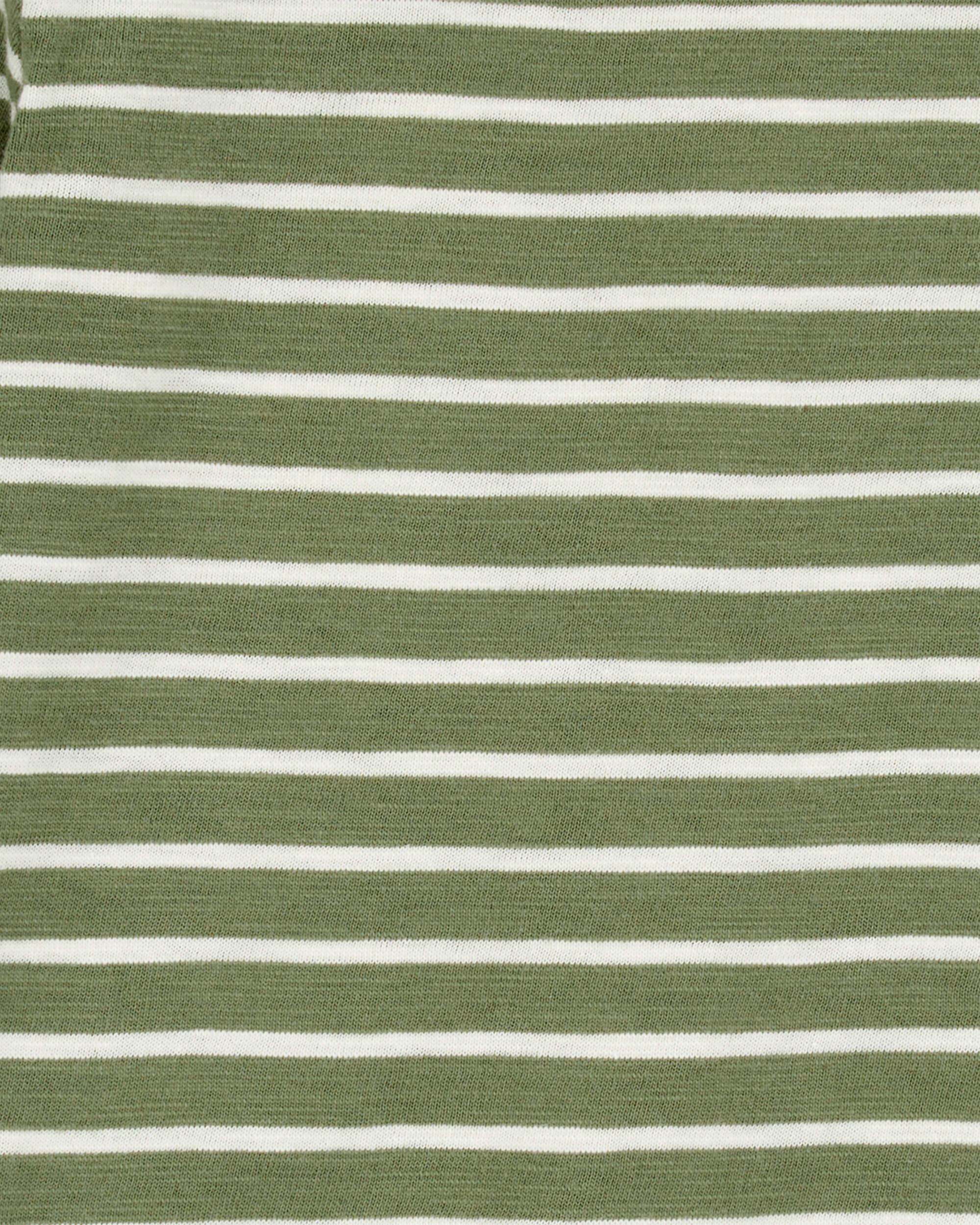 Baby Striped Long-Sleeve Bodysuit, image 2 of 3 slides