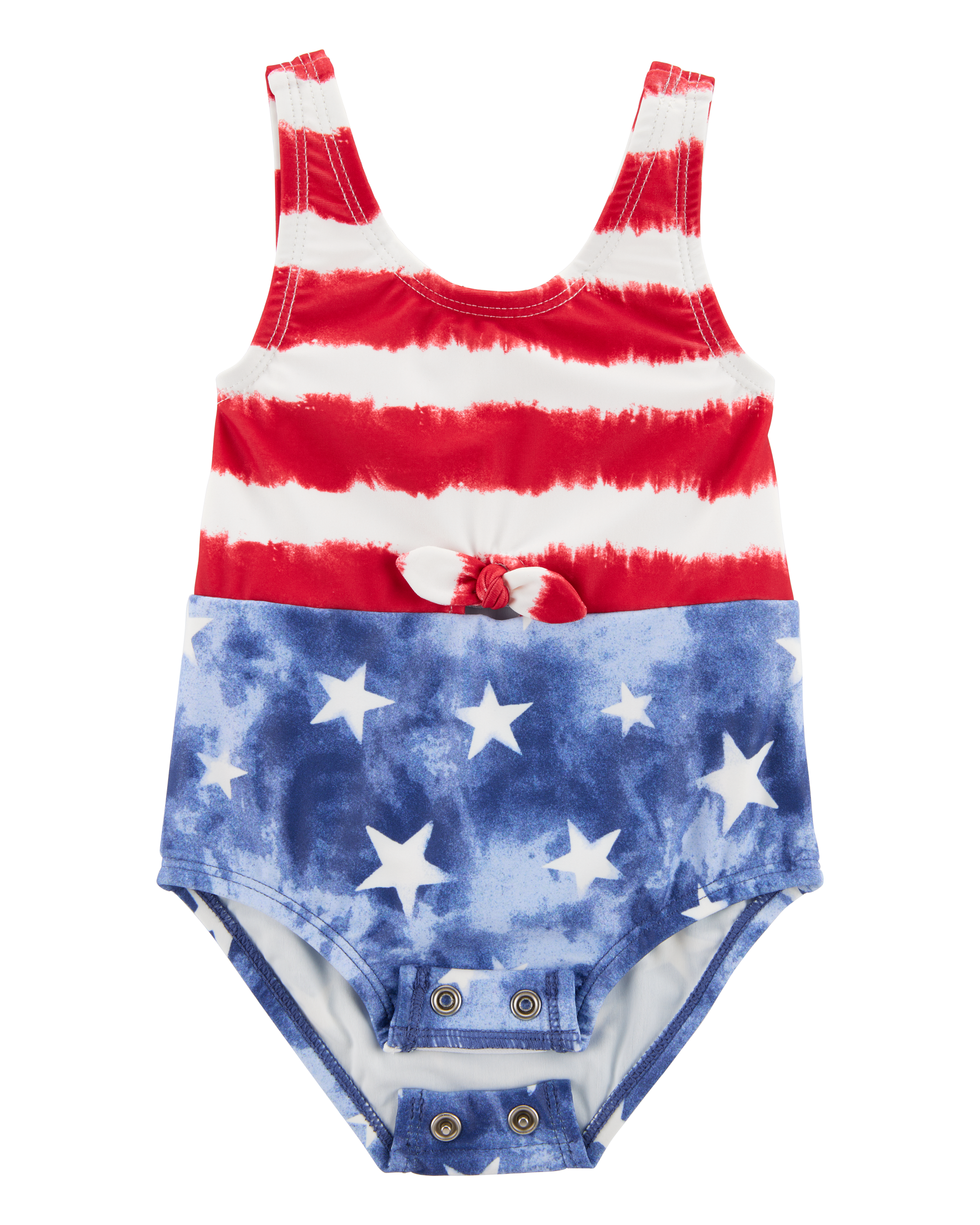 Baby 1-Piece Fourth of July  Swimsuit, image 2 of 5 slides