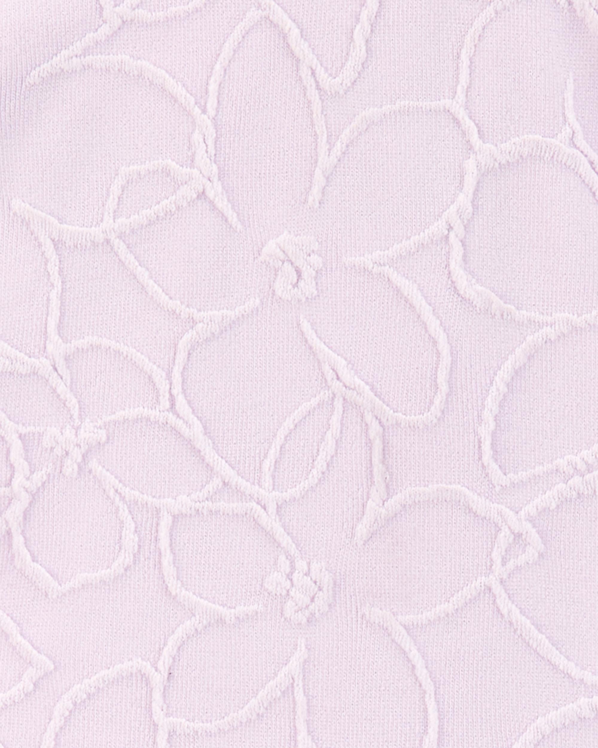 Girls 1-Piece Ribbed Cut-Out Swimsuit - Purple, image 3 of 4 slides