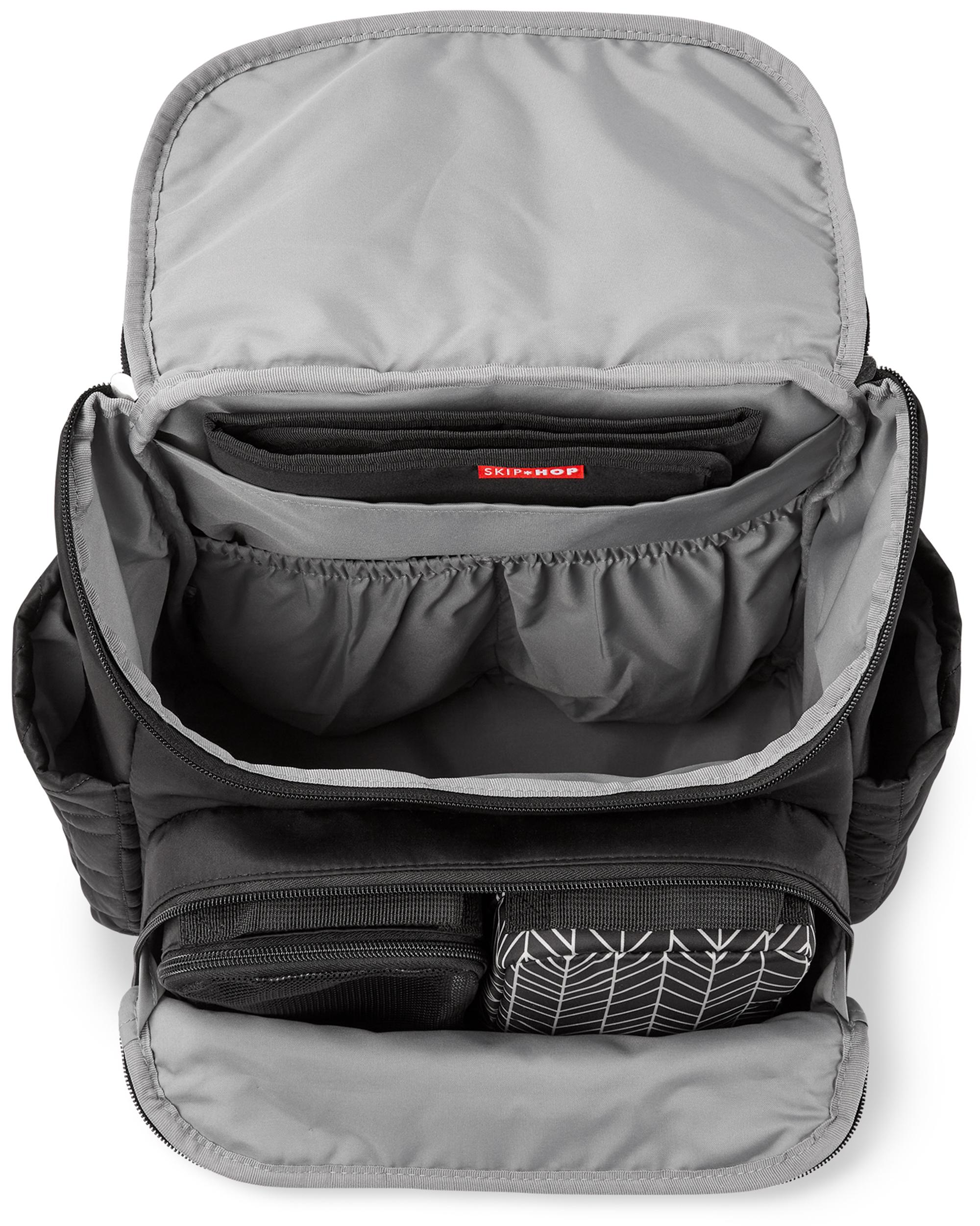 Forma Backpack Diaper Bag - Black, image 8 of 10 slides
