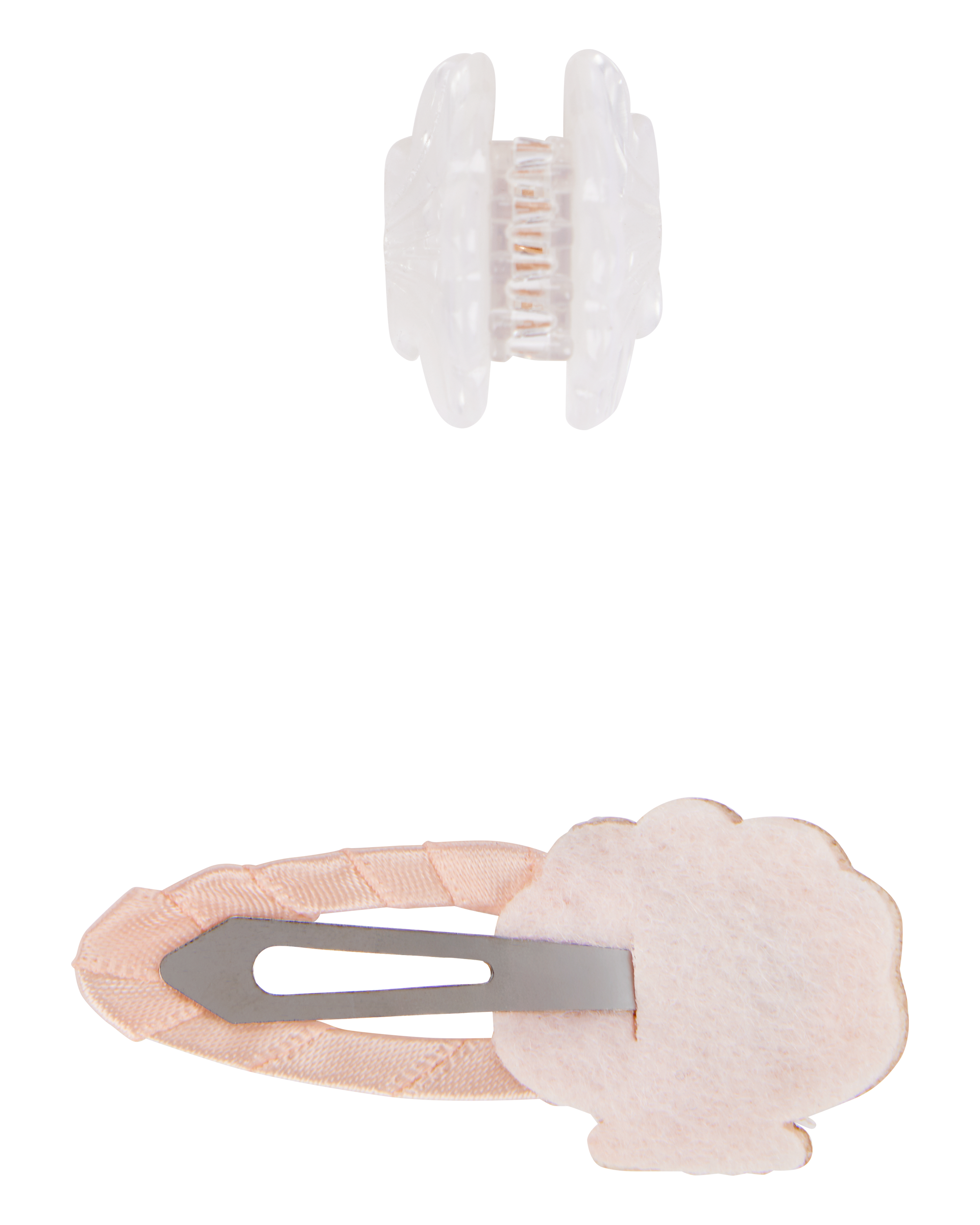 Toddler 4-Pack Seashell Hair Clips, image 2 of 2 slides