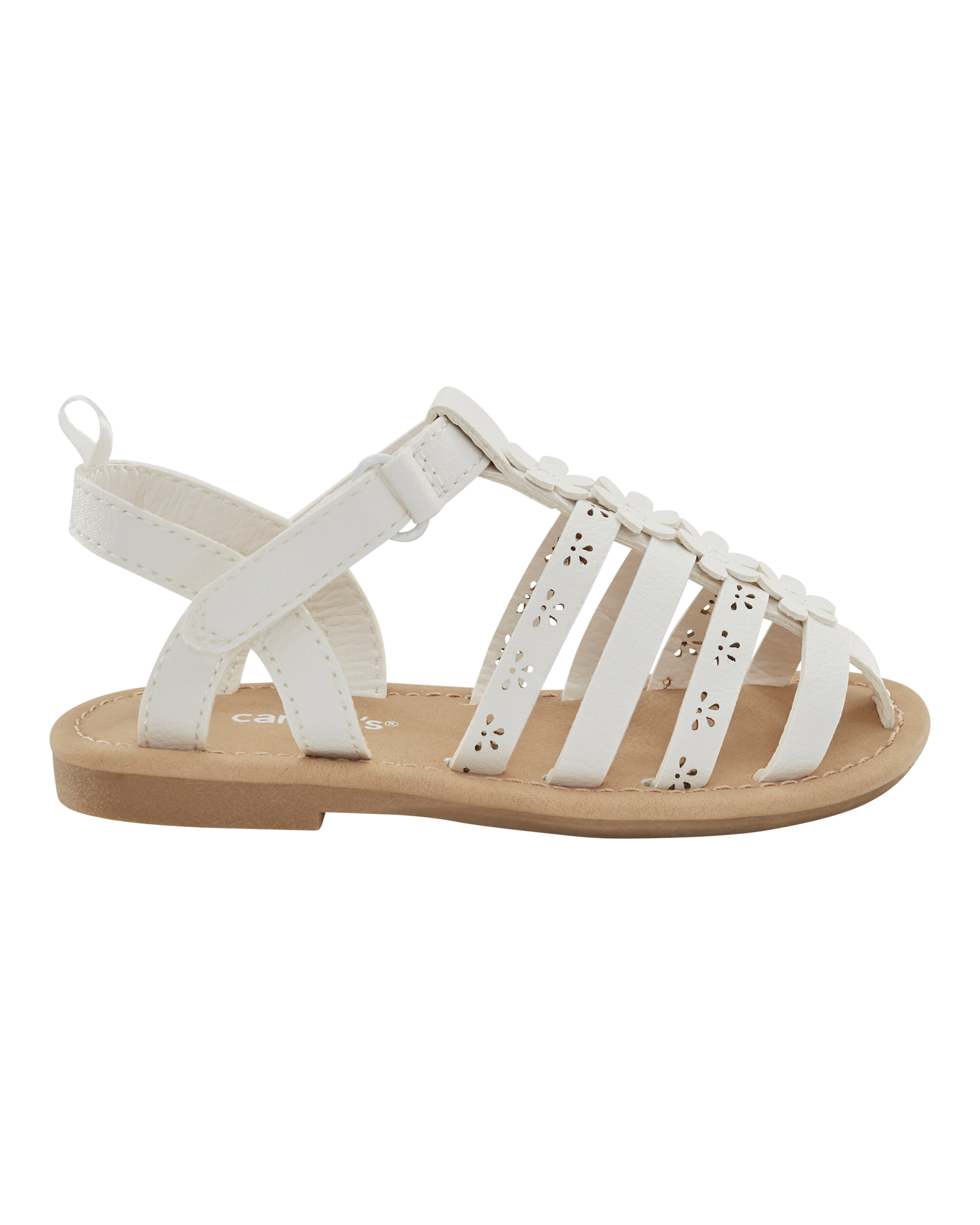Toddler Casual Sandals - White, image 2 of 7 slides