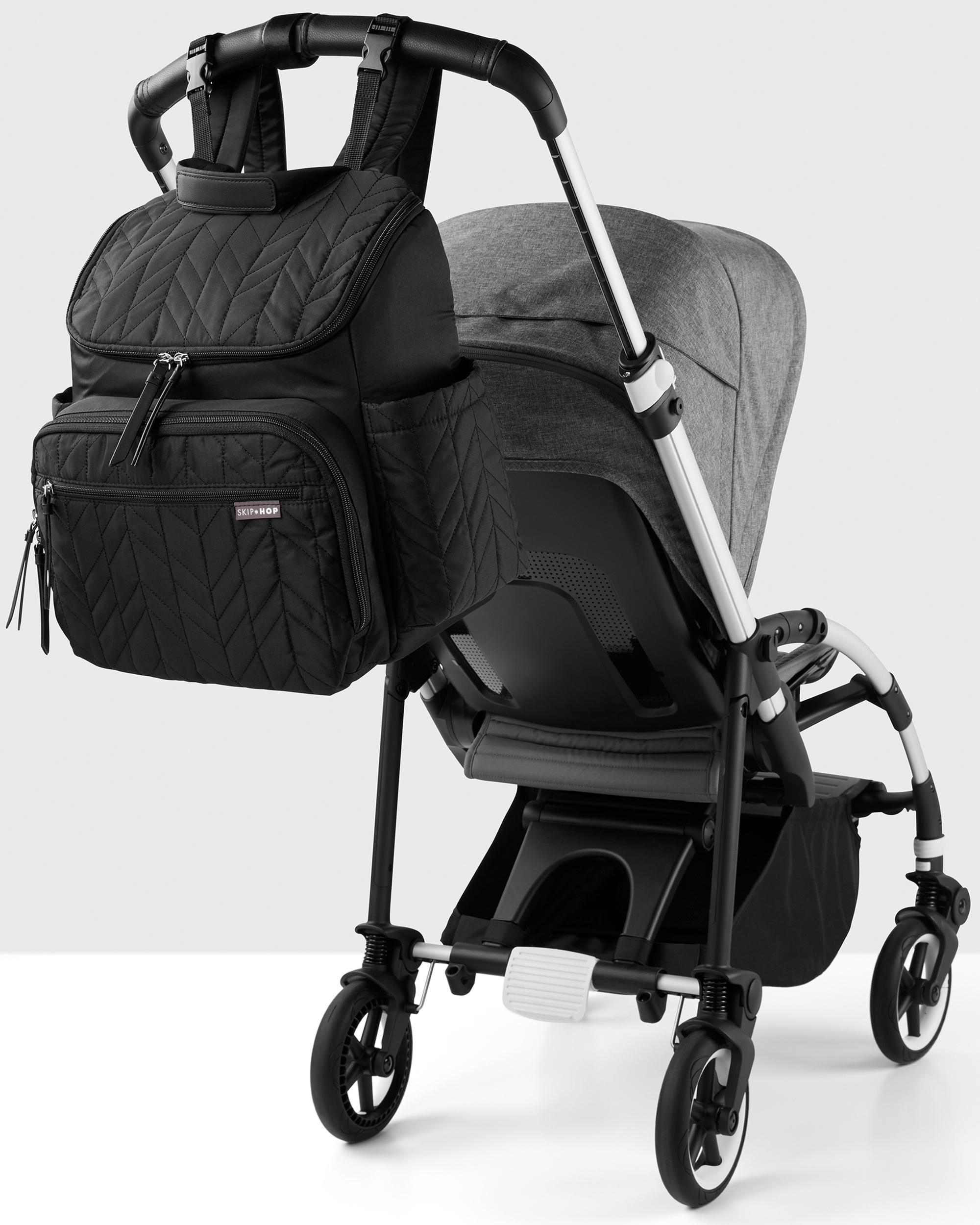 Forma Backpack Diaper Bag - Black, image 7 of 10 slides